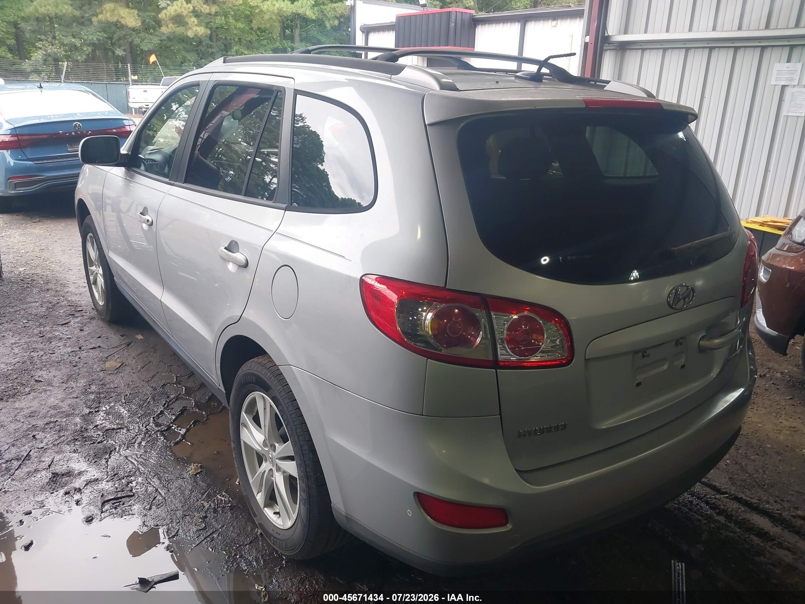 2010 Hyundai Santa Fe Se Gray vin: 5NMSH4AG3AH392610