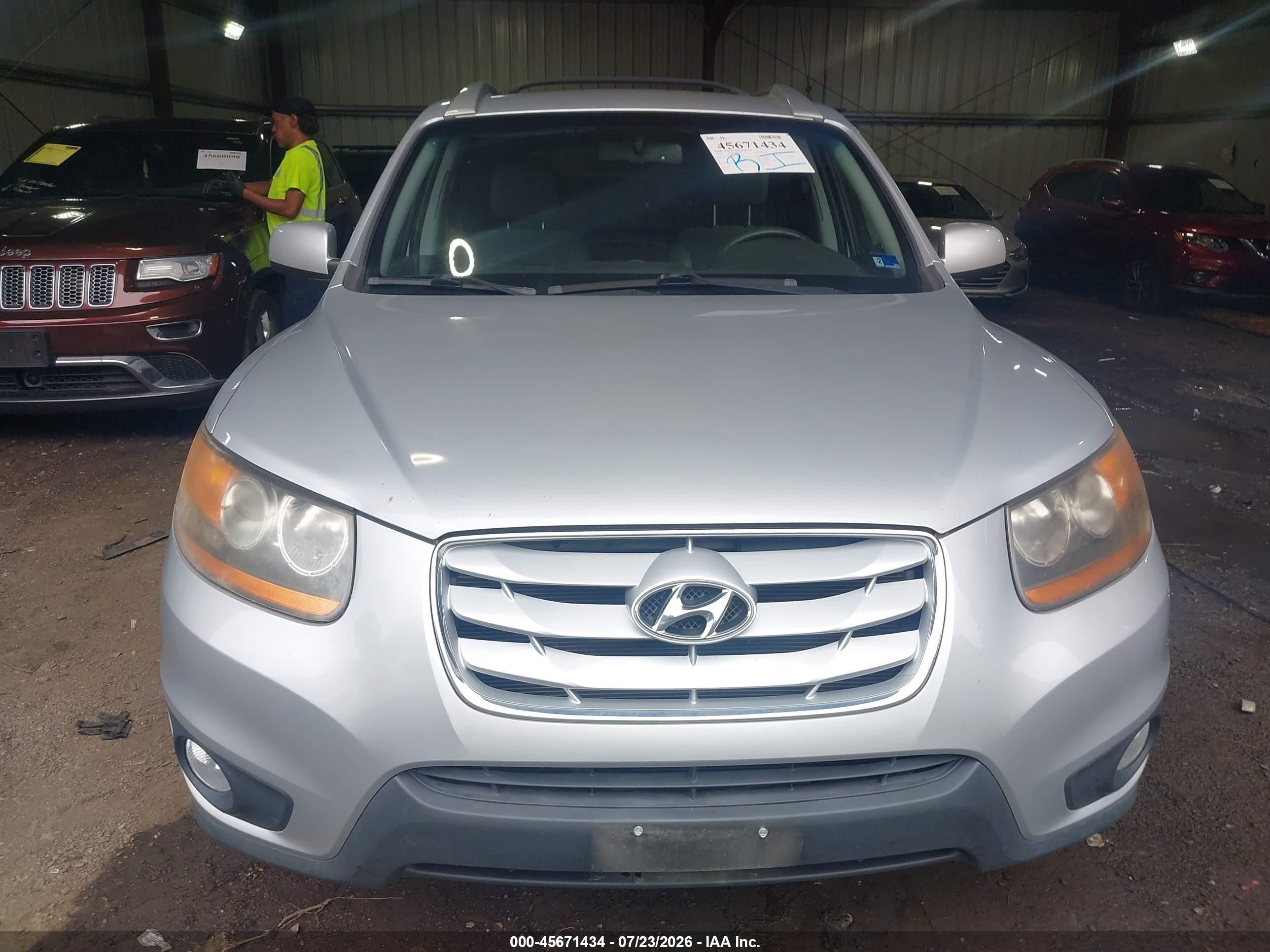 2010 Hyundai Santa Fe Se Gray vin: 5NMSH4AG3AH392610