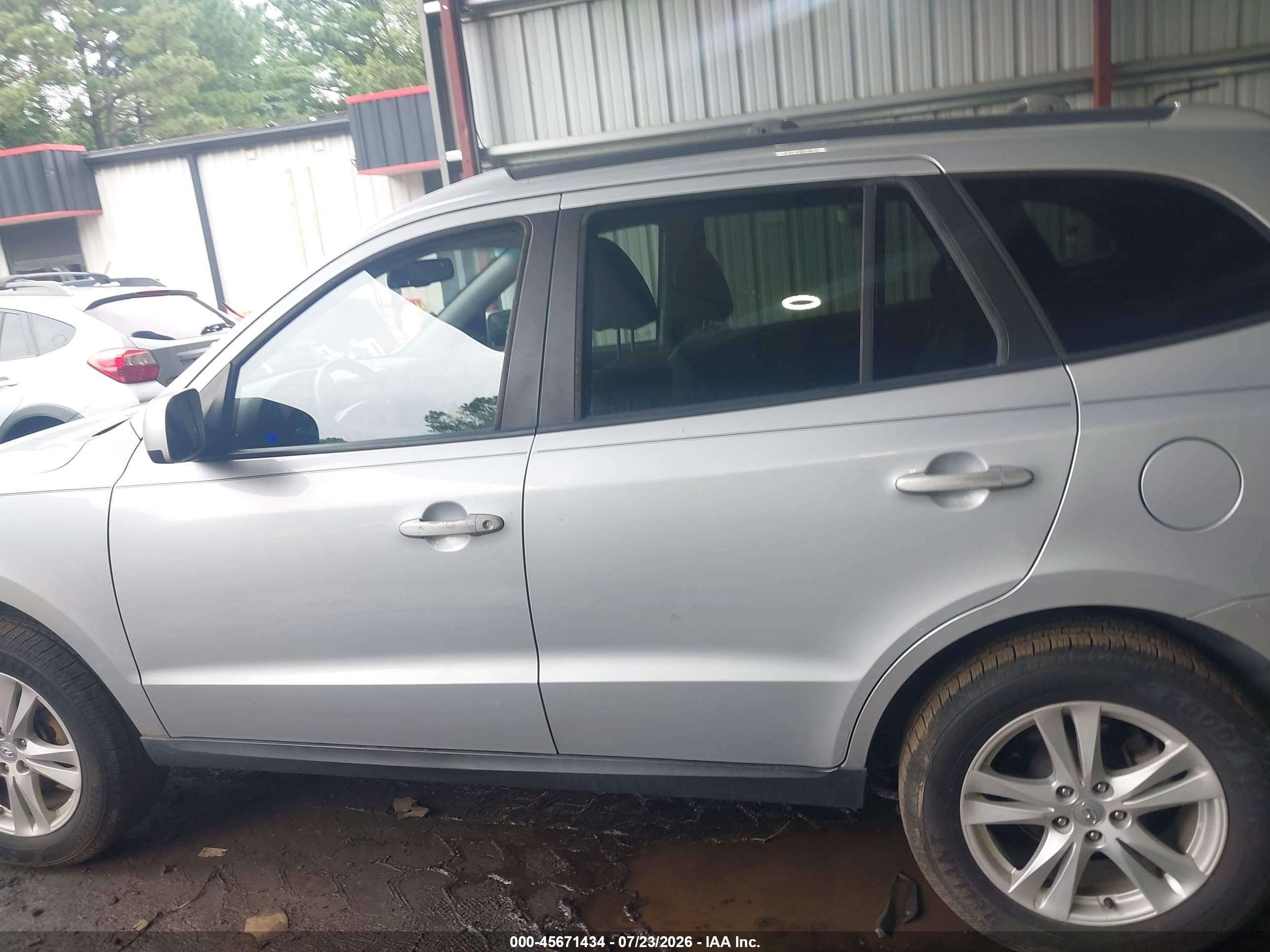 2010 Hyundai Santa Fe Se Gray vin: 5NMSH4AG3AH392610