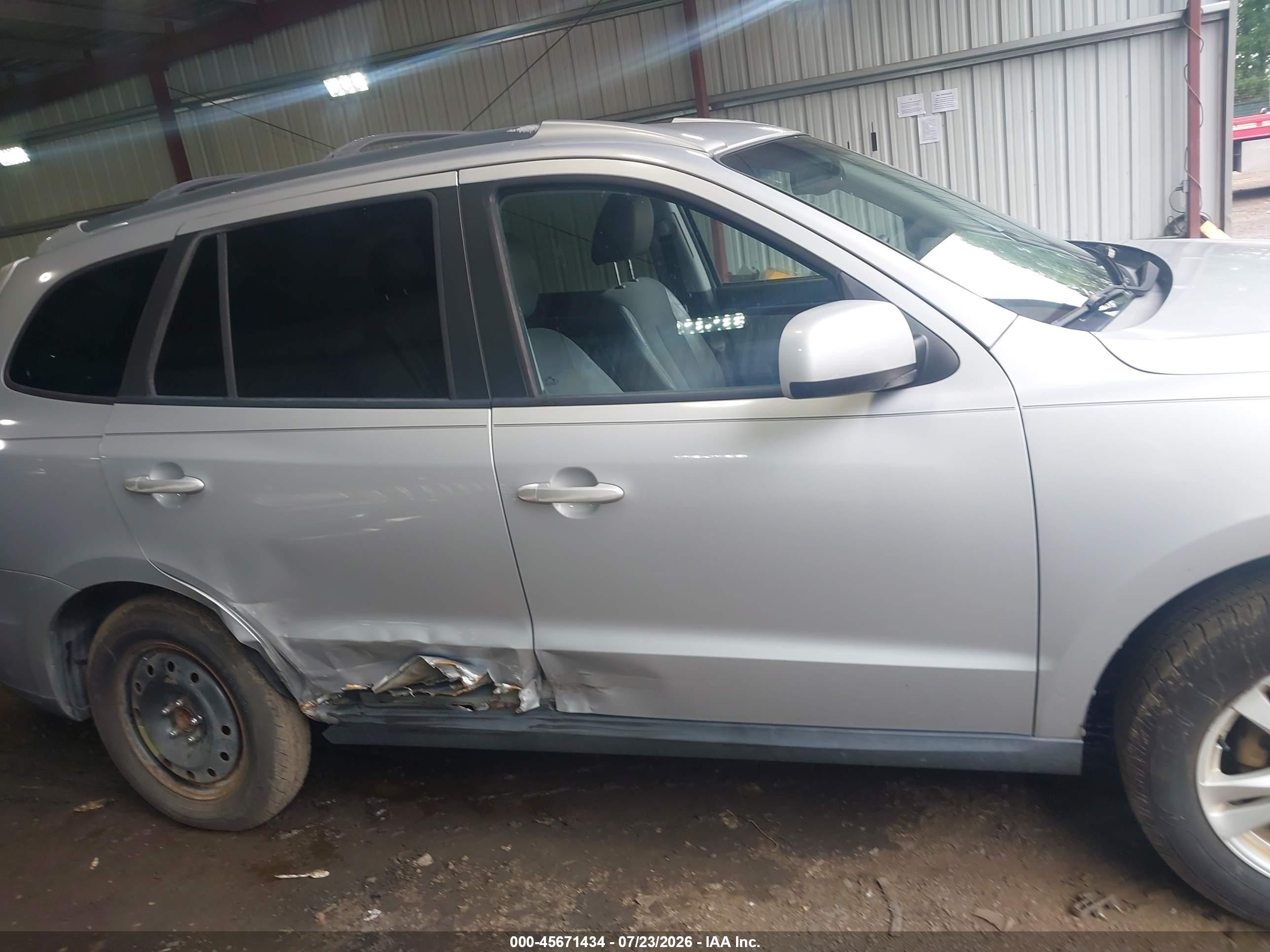 2010 Hyundai Santa Fe Se Gray vin: 5NMSH4AG3AH392610