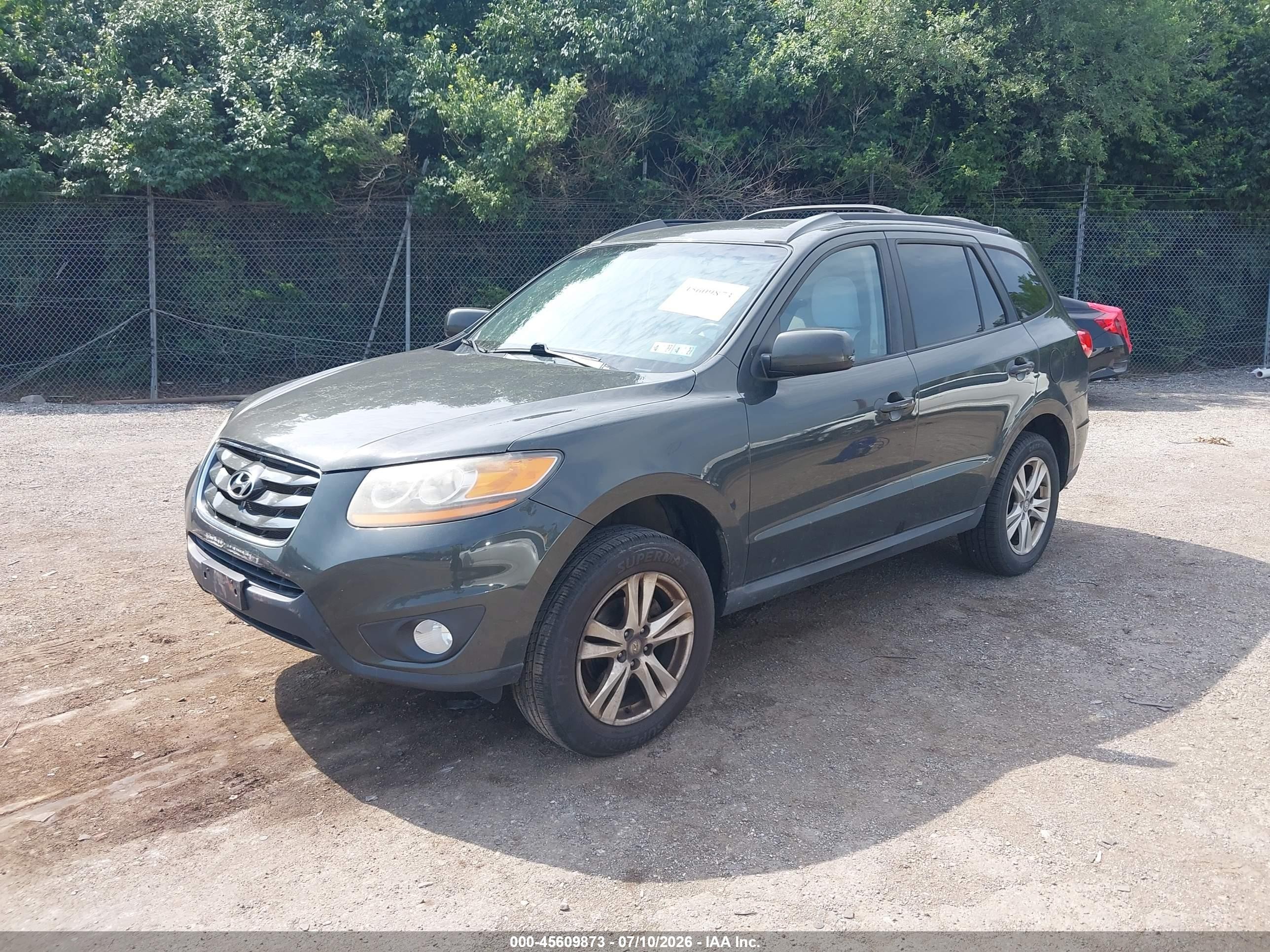 2010 Hyundai Santa Fe Se Gray vin: 5NMSH4AG4AH346316