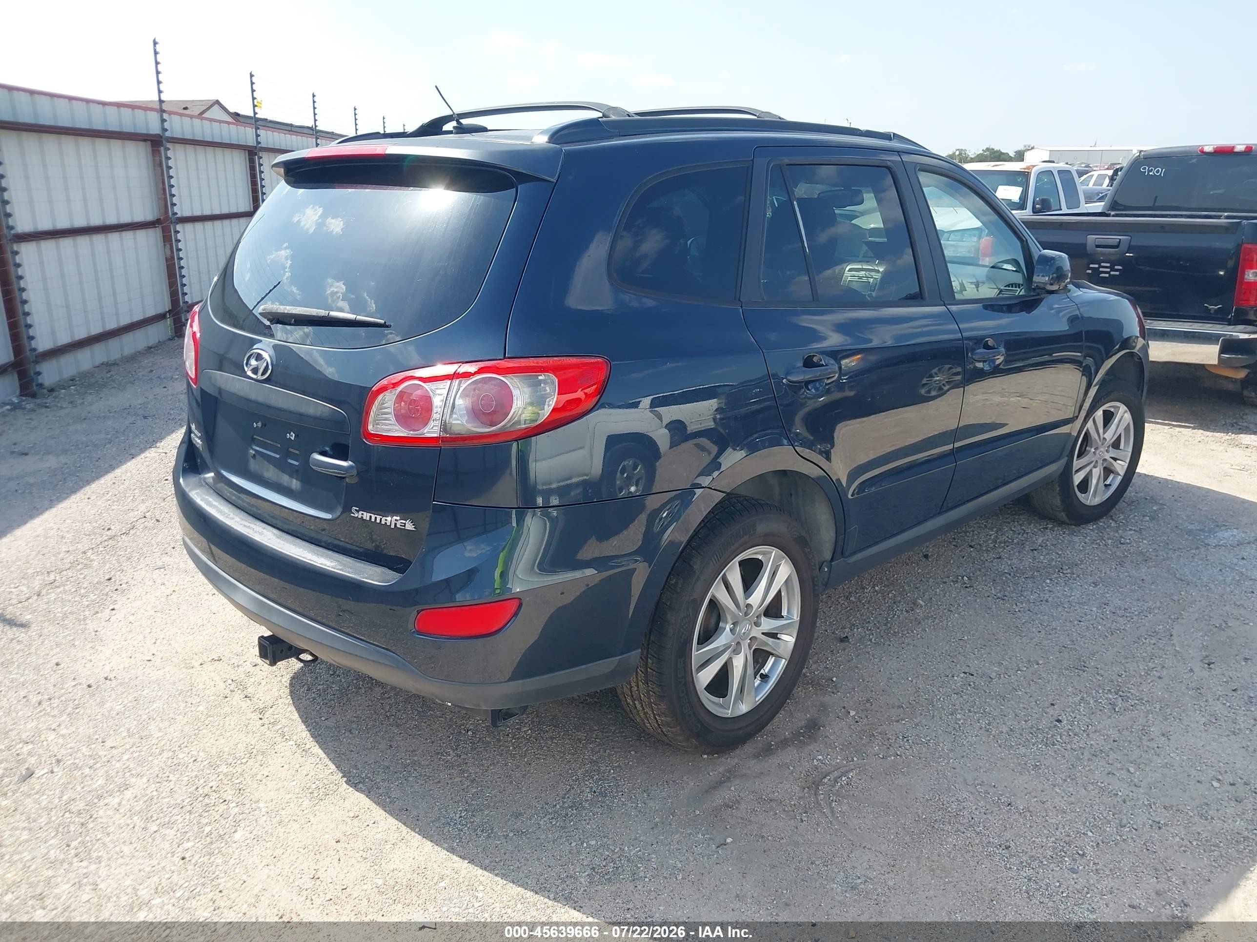 2010 Hyundai Santa Fe Se Gray vin: 5NMSH4AG4AH357221