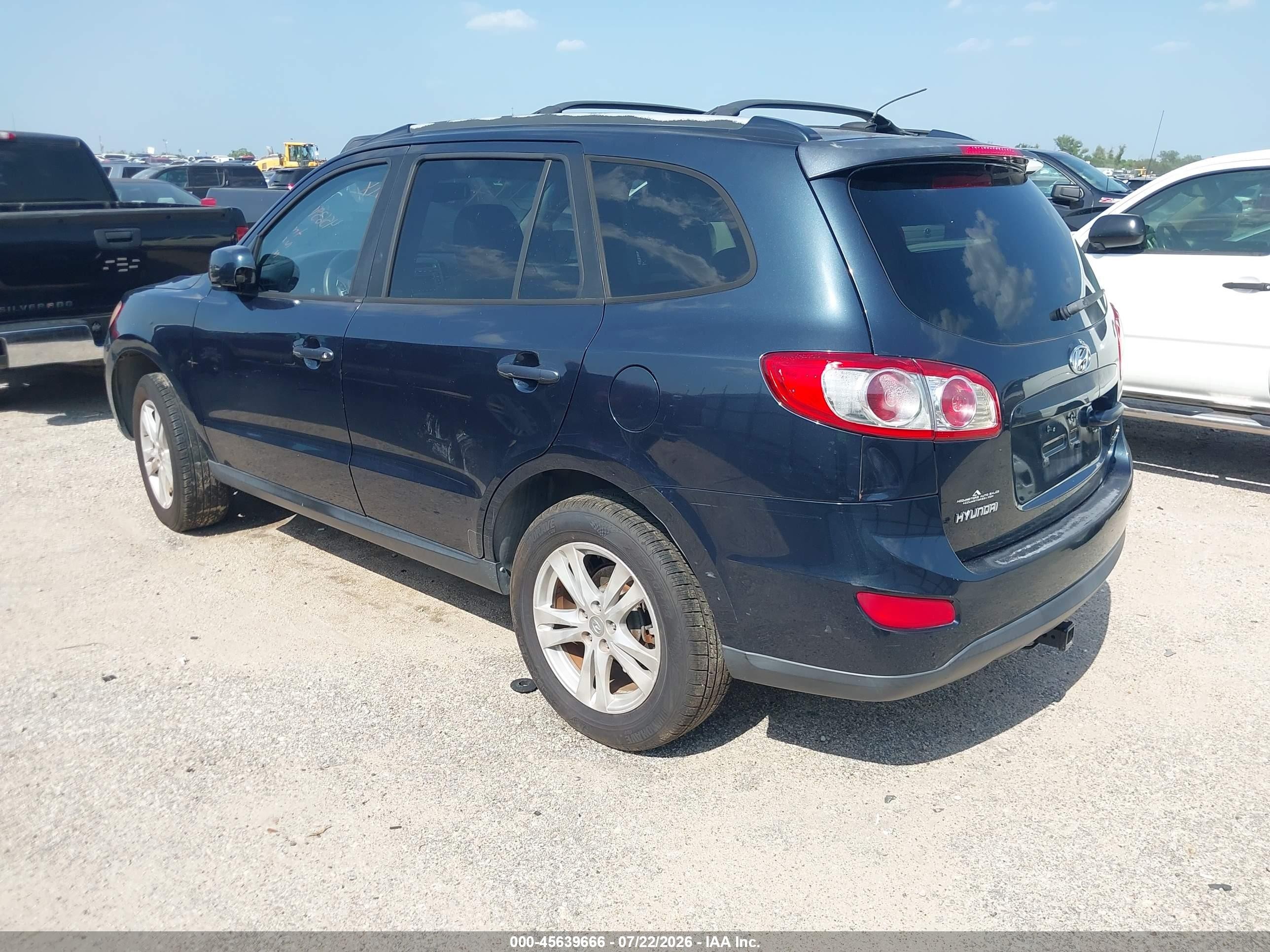 2010 Hyundai Santa Fe Se Gray vin: 5NMSH4AG4AH357221