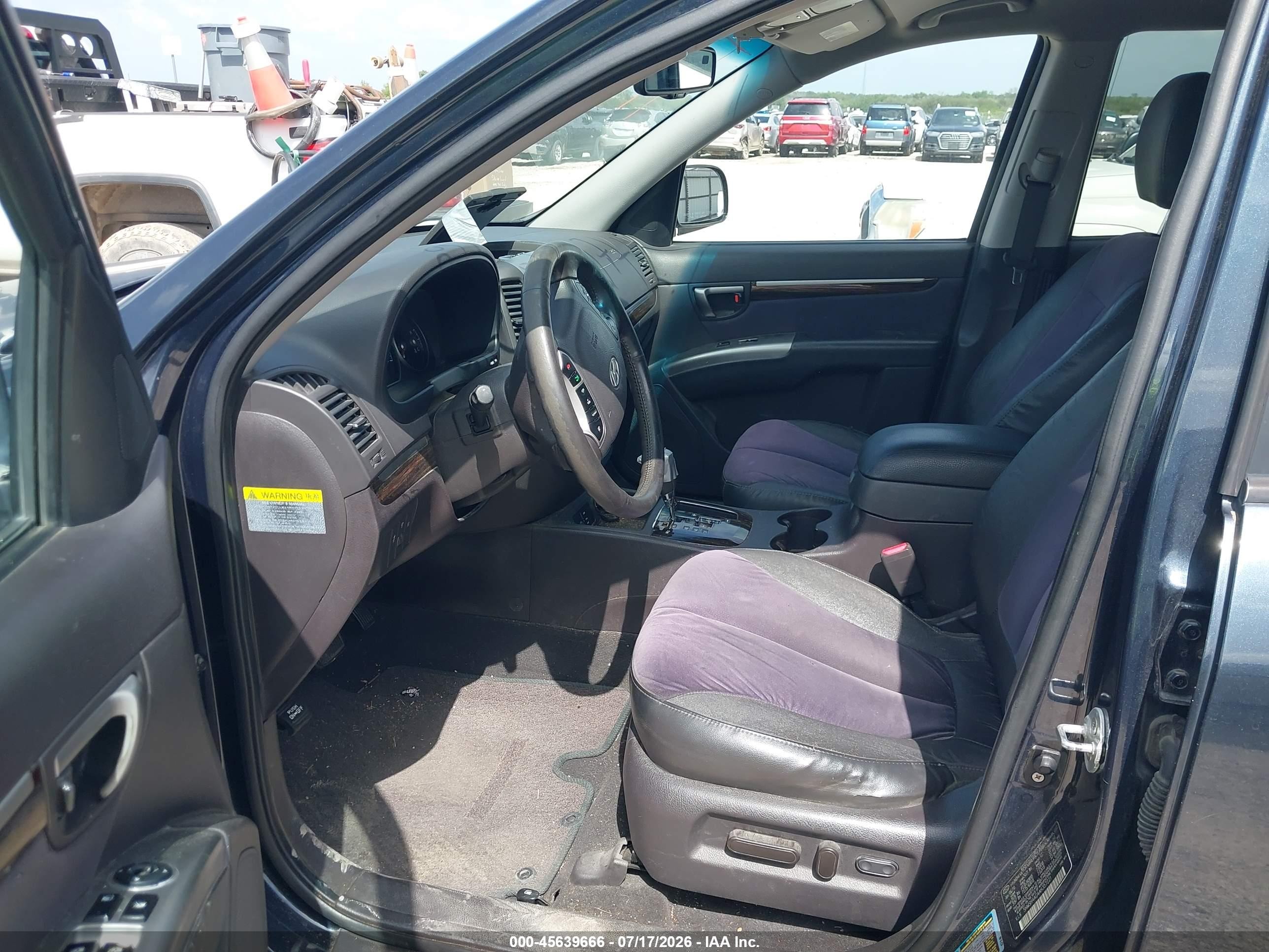 2010 Hyundai Santa Fe Se Gray vin: 5NMSH4AG4AH357221