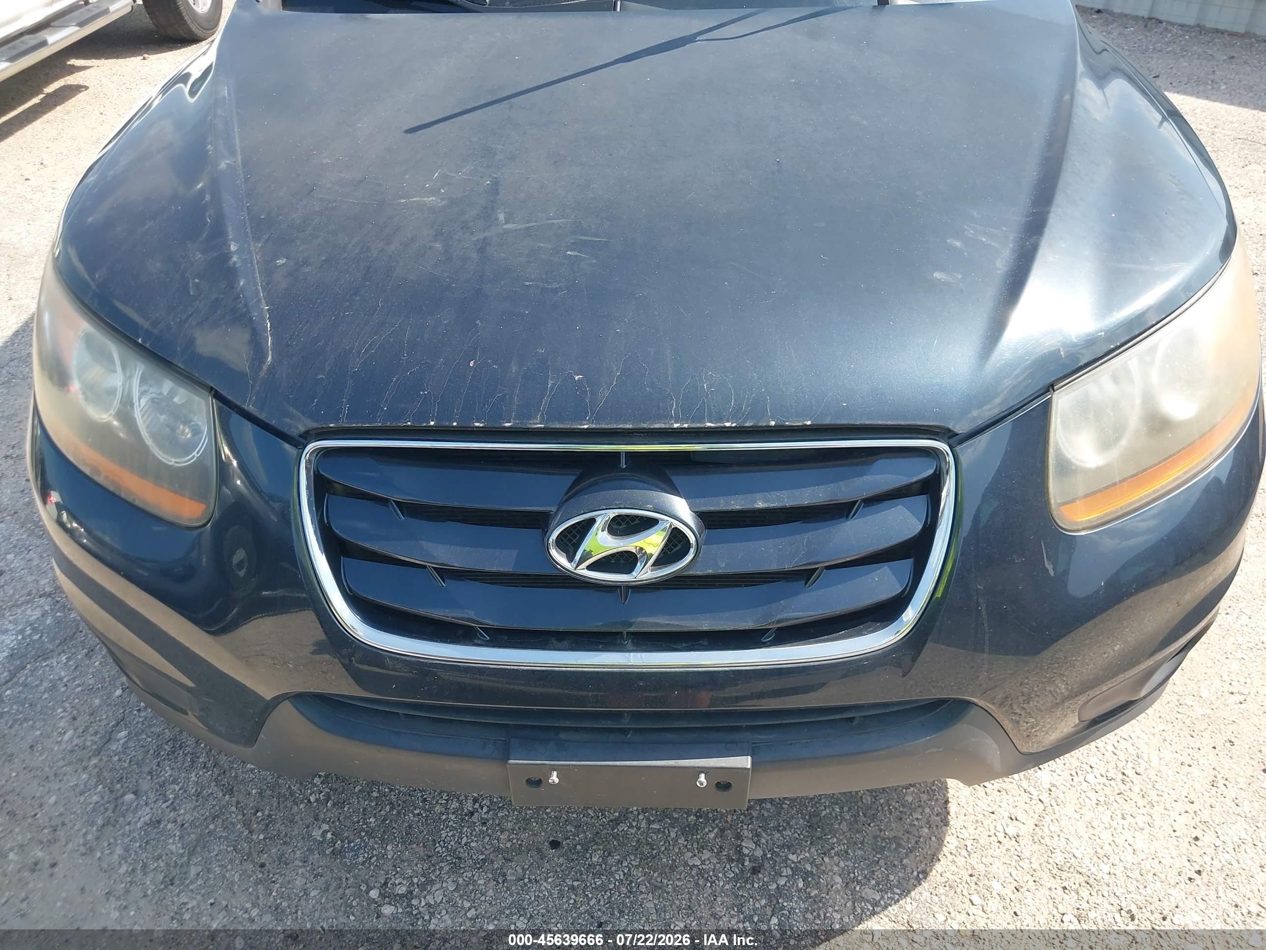 2010 Hyundai Santa Fe Se Gray vin: 5NMSH4AG4AH357221