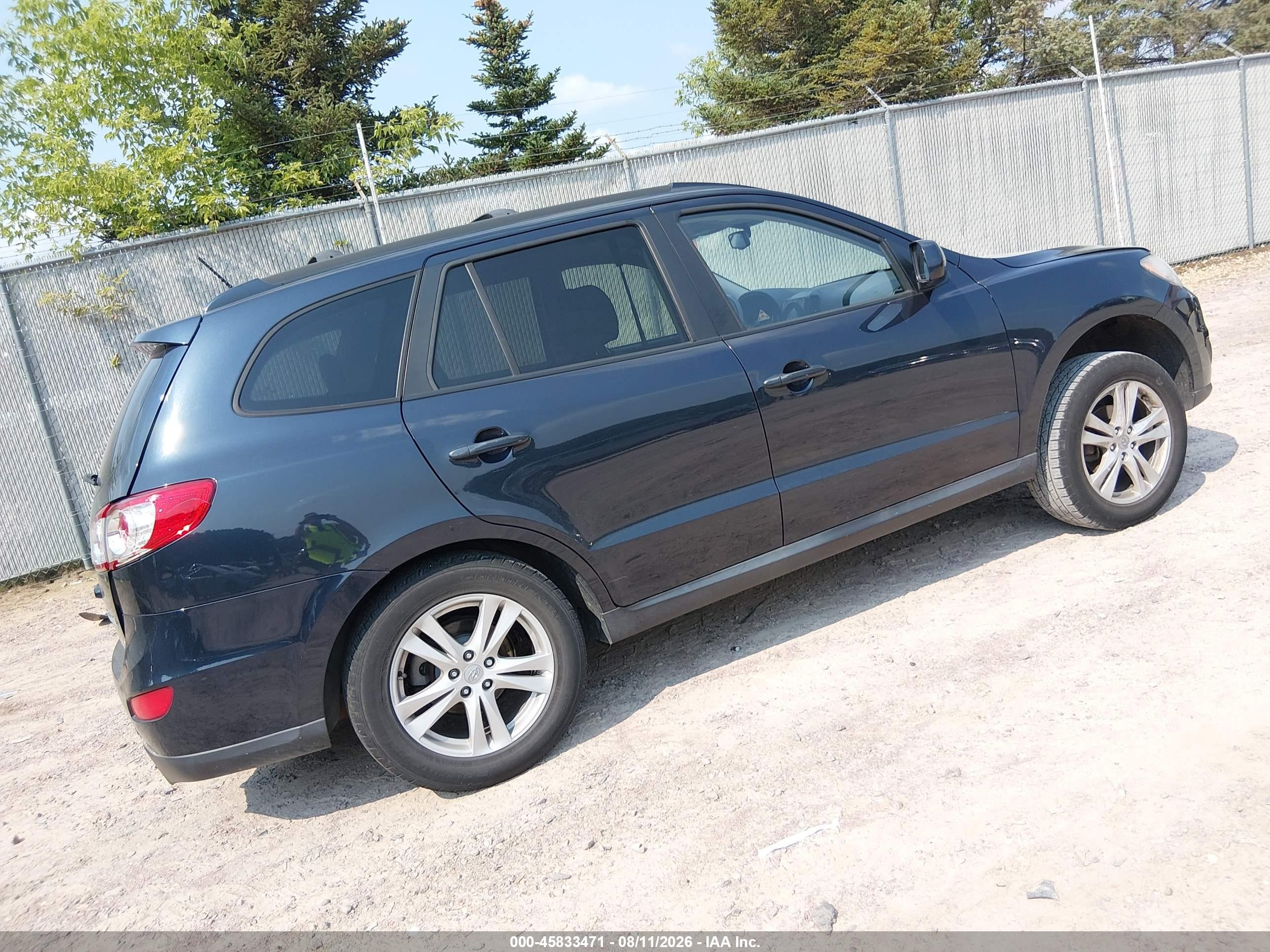 2010 Hyundai Santa Fe Se Синий vin: 5NMSH4AG4AH397637