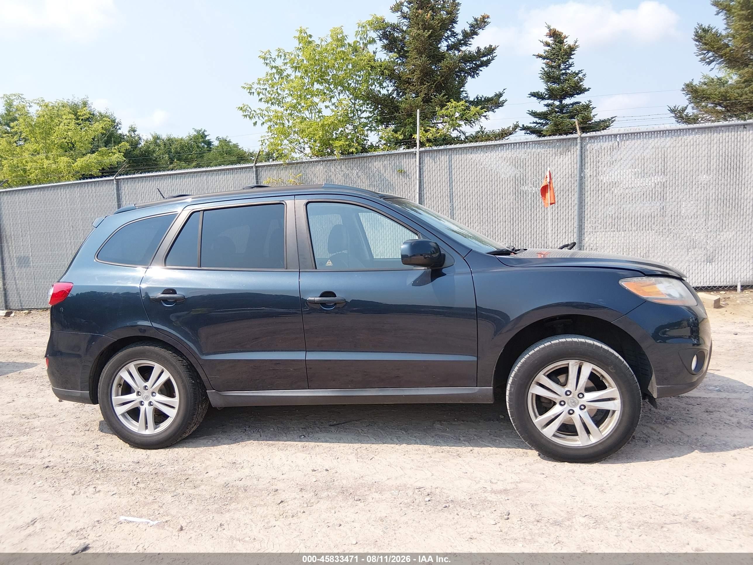 2010 Hyundai Santa Fe Se Синий vin: 5NMSH4AG4AH397637
