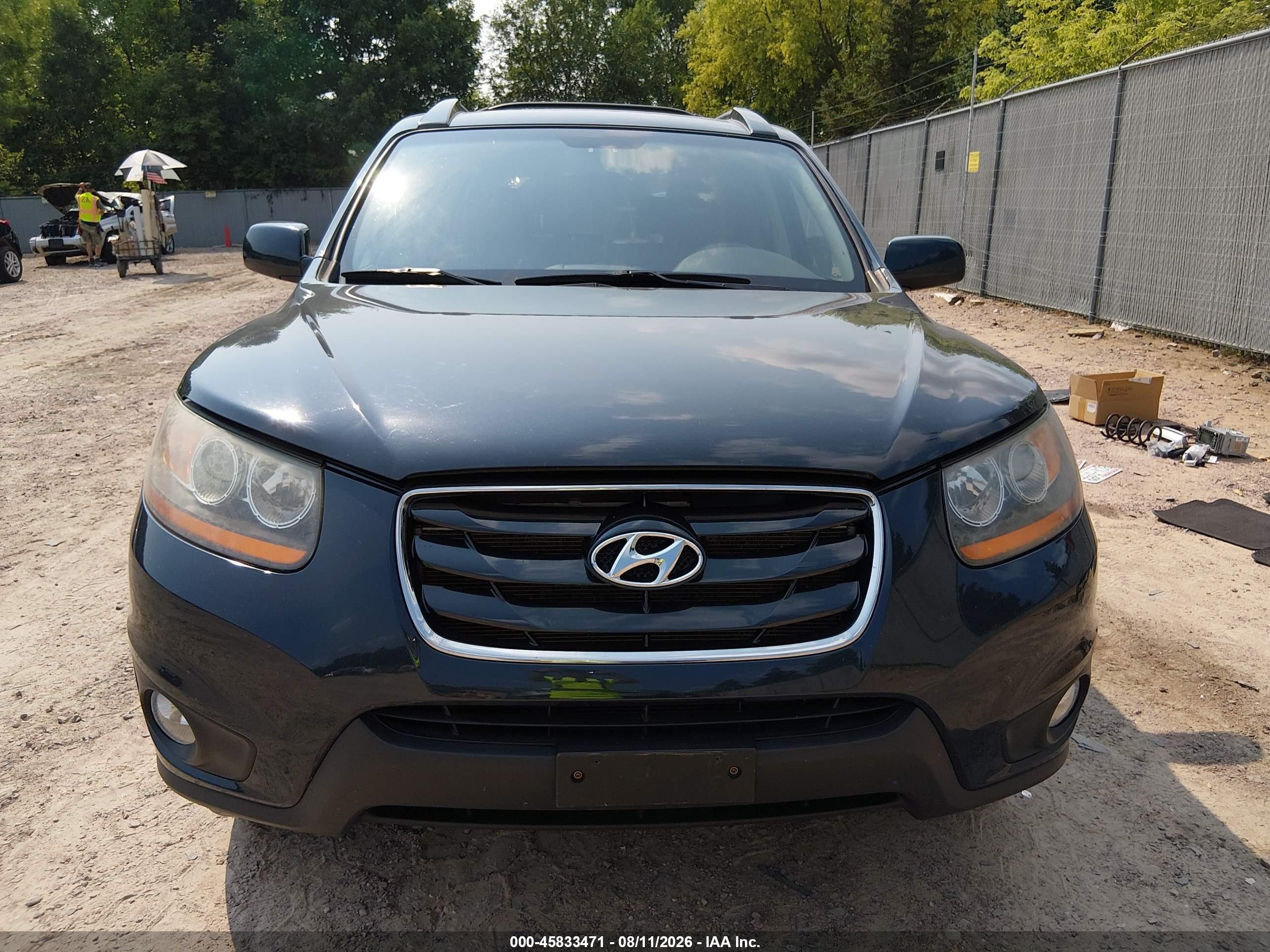 2010 Hyundai Santa Fe Se Синий vin: 5NMSH4AG4AH397637
