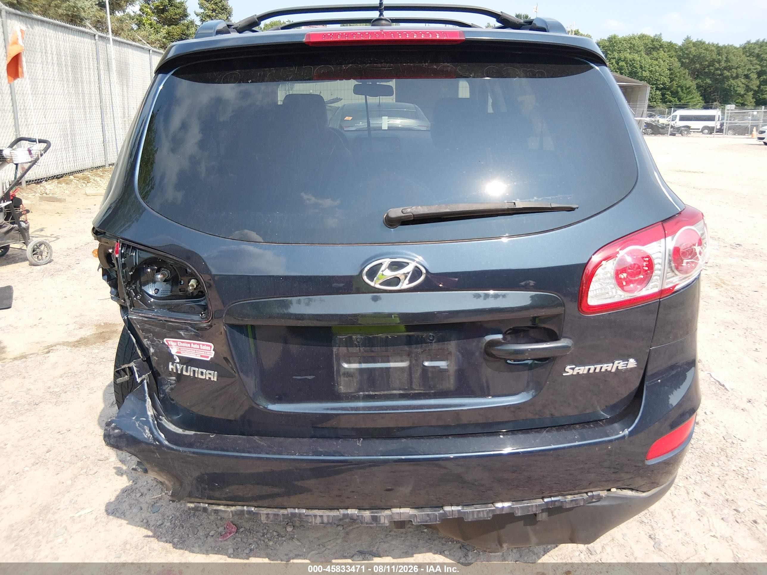 2010 Hyundai Santa Fe Se Синий vin: 5NMSH4AG4AH397637