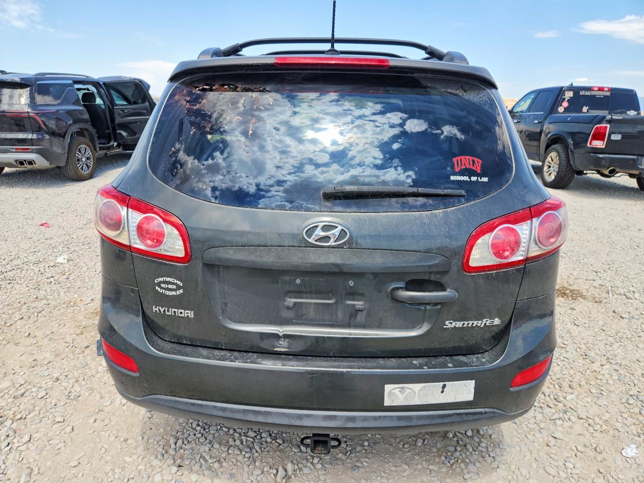2010 Hyundai Santa Fe Se Gray vin: 5NMSH4AG5AH342209