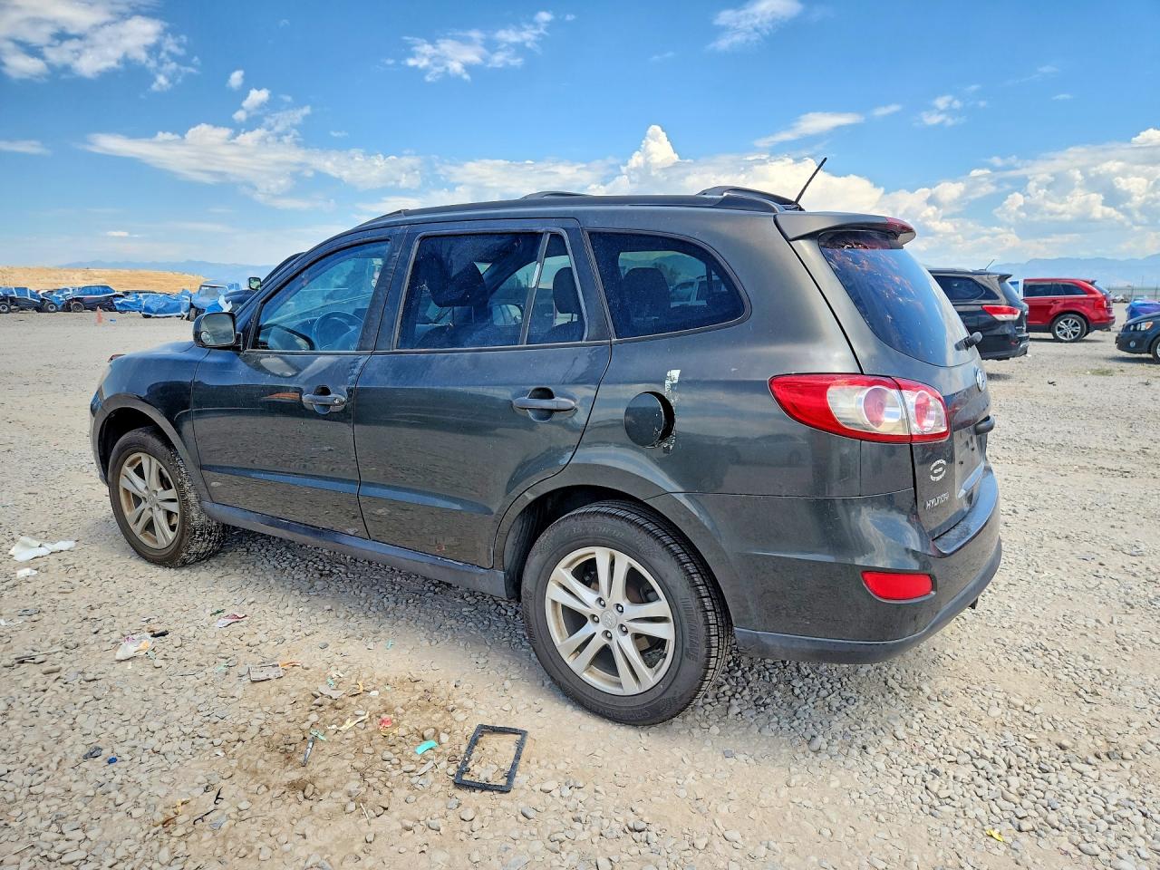 2010 Hyundai Santa Fe Se Gray vin: 5NMSH4AG5AH342209