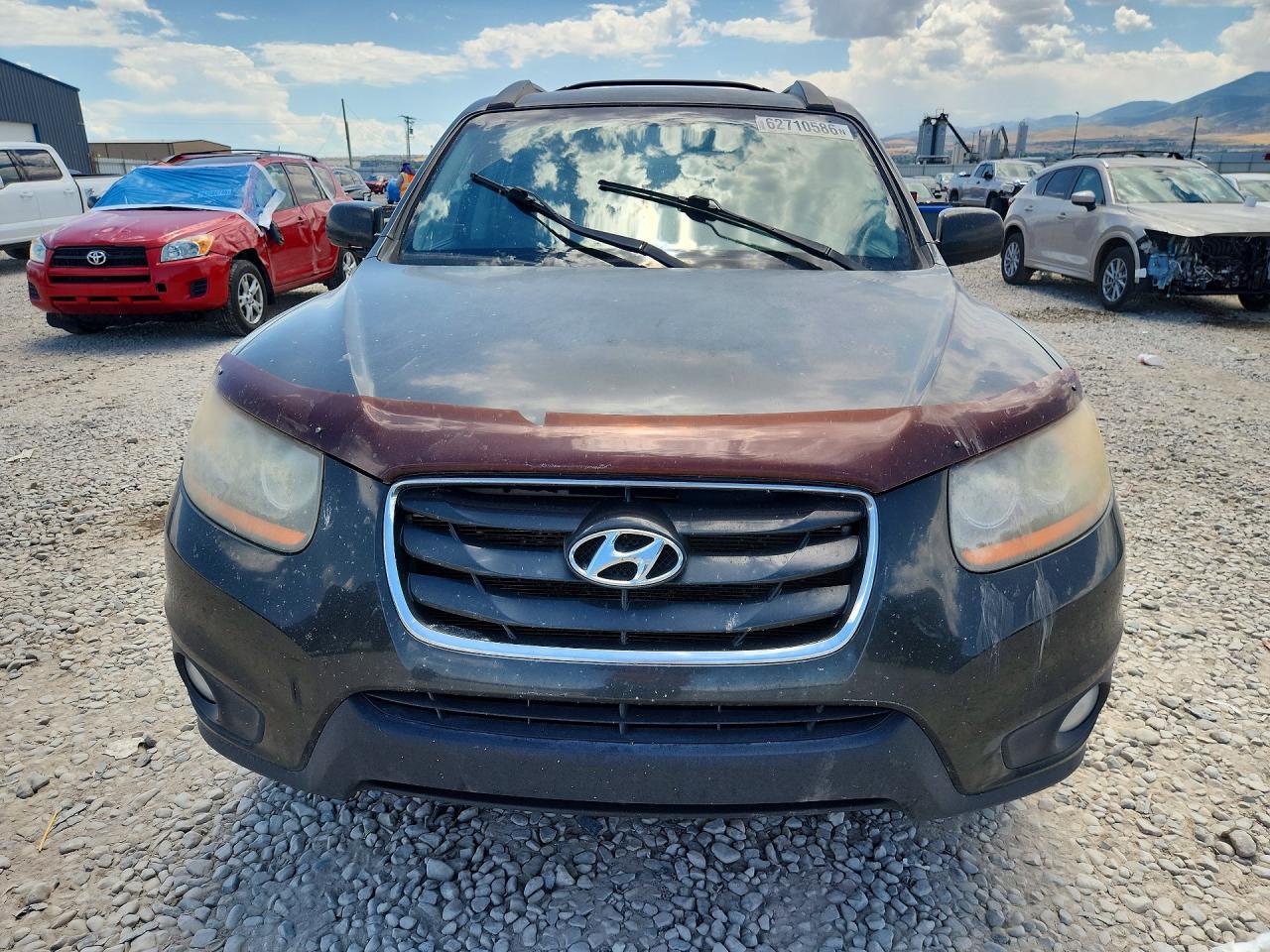2010 Hyundai Santa Fe Se Gray vin: 5NMSH4AG5AH342209