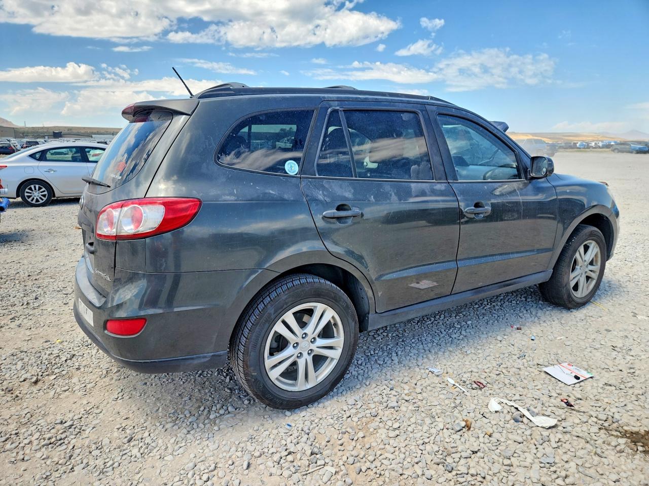 2010 Hyundai Santa Fe Se Gray vin: 5NMSH4AG5AH342209