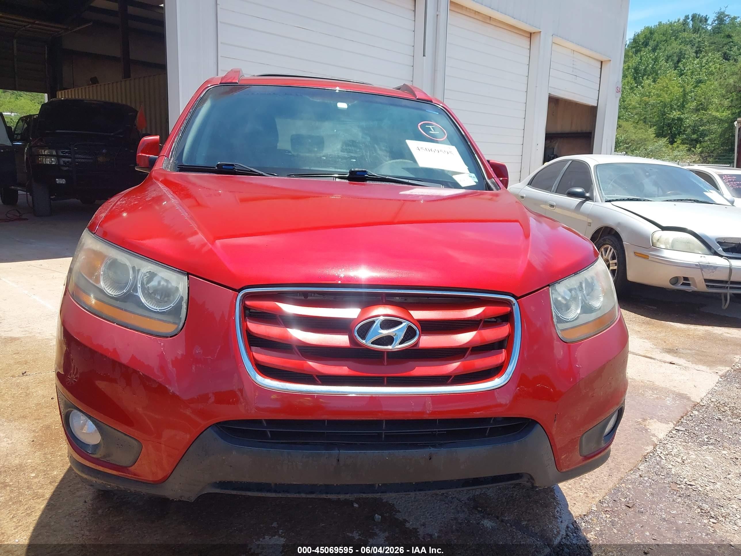 2010 Hyundai Santa Fe Se Темно-бордовый vin: 5NMSH4AG5AH397579