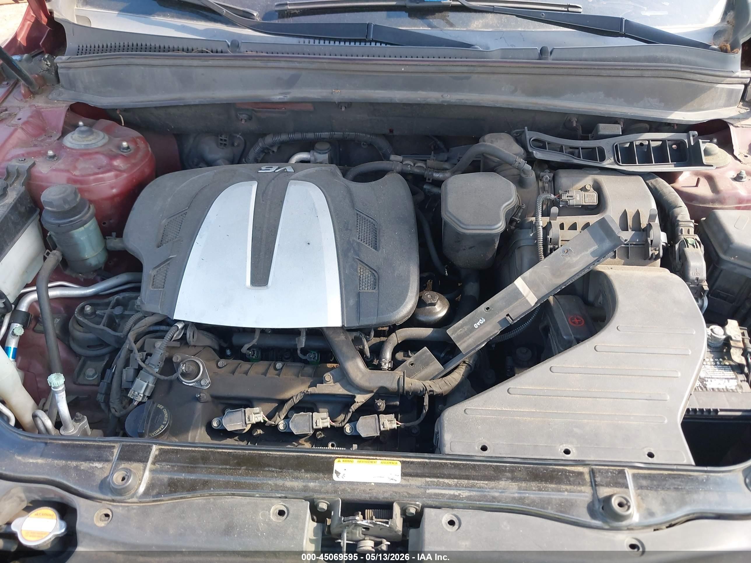 2010 Hyundai Santa Fe Se Темно-бордовый vin: 5NMSH4AG5AH397579