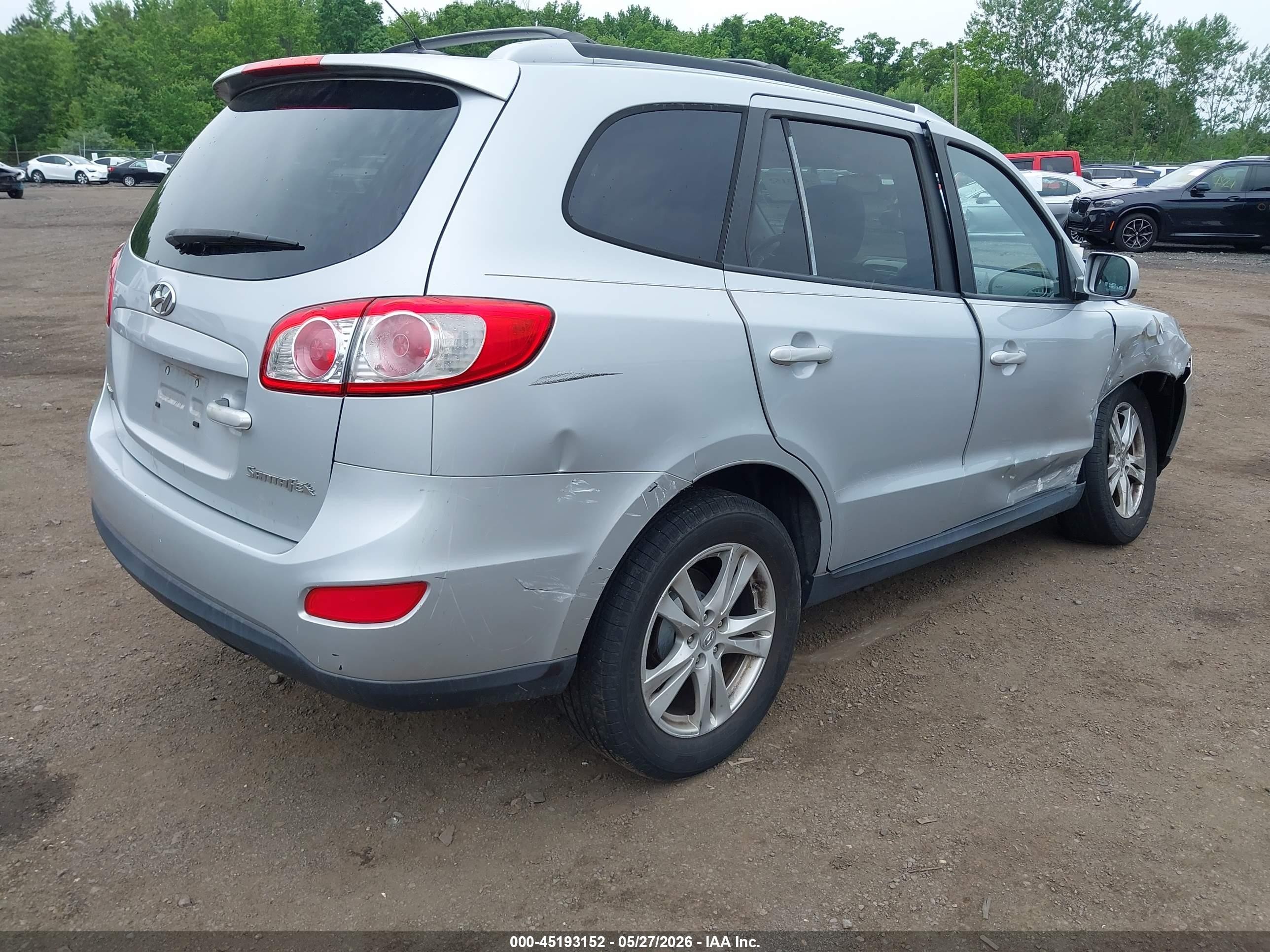 2010 Hyundai Santa Fe Se Серебряный vin: 5NMSH4AG6AH345247