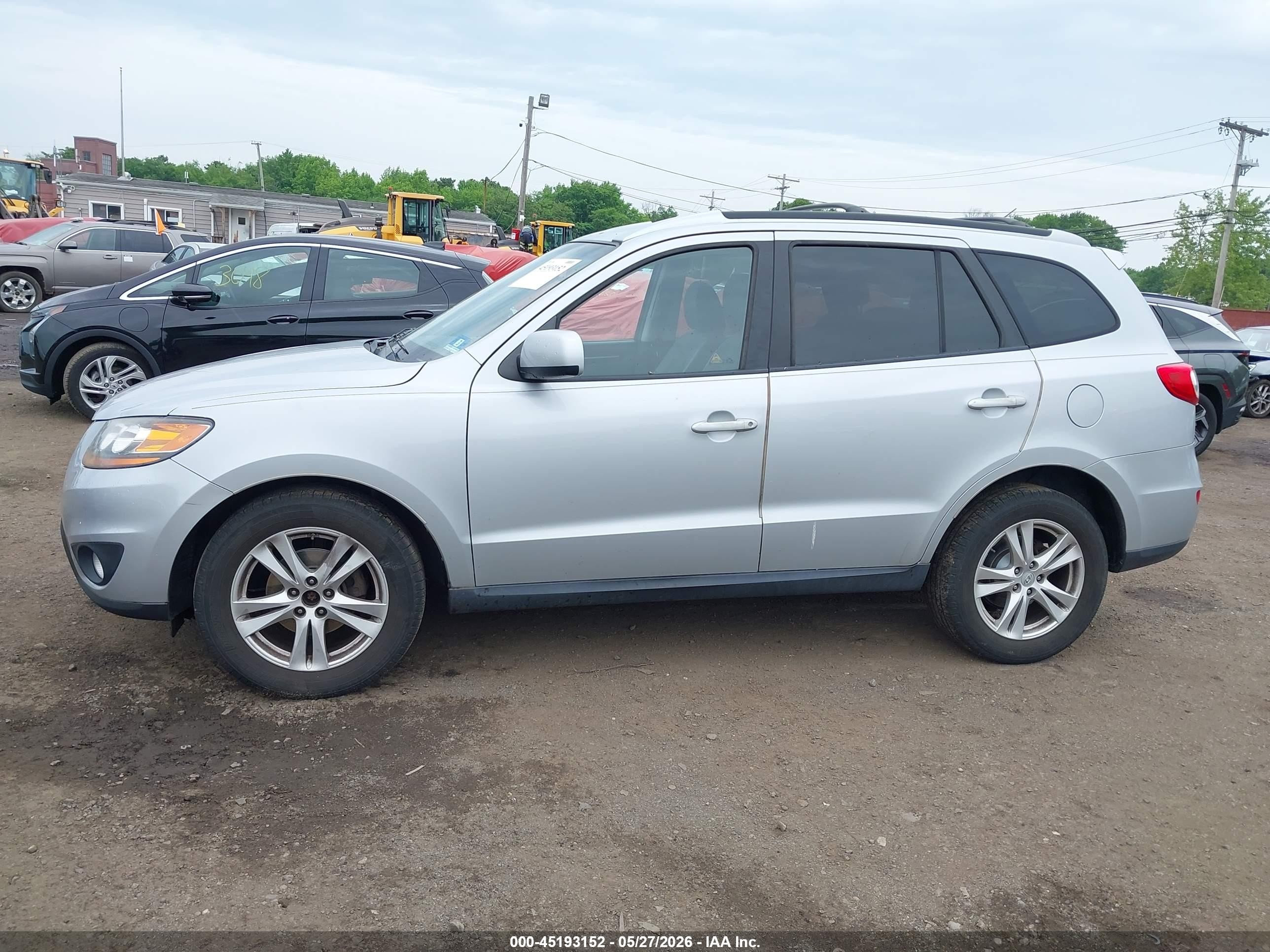2010 Hyundai Santa Fe Se Серебряный vin: 5NMSH4AG6AH345247