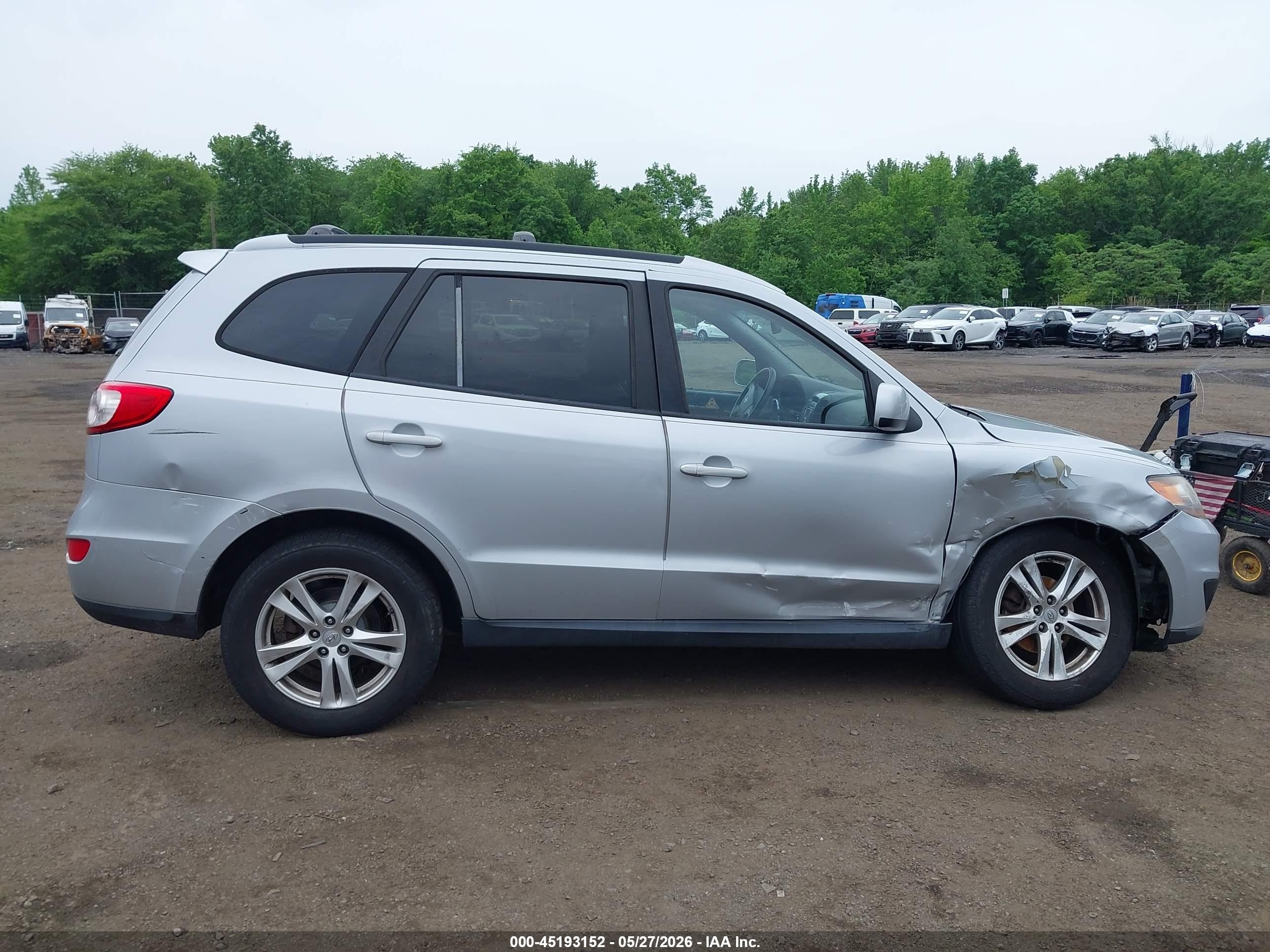 2010 Hyundai Santa Fe Se Серебряный vin: 5NMSH4AG6AH345247