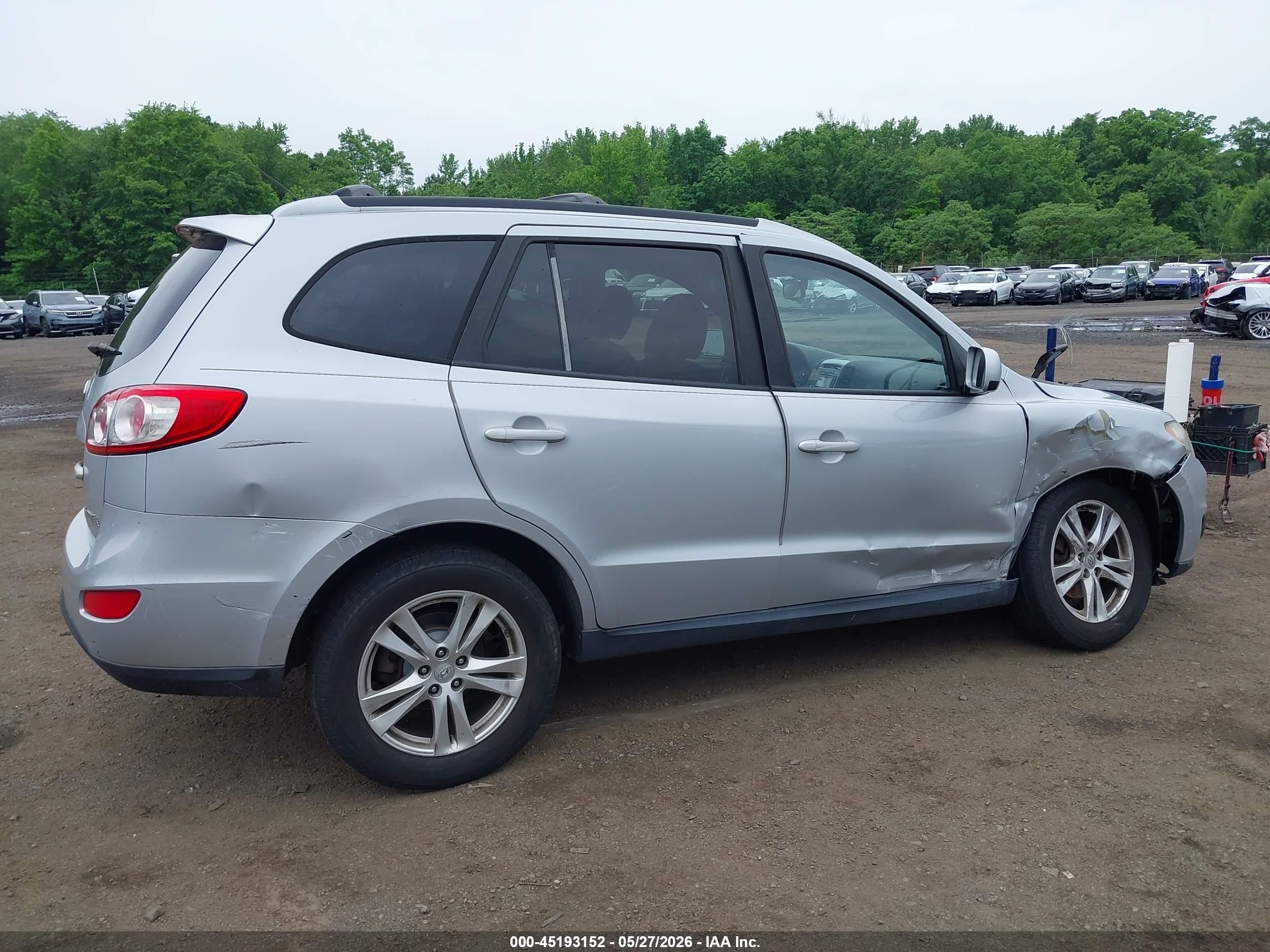 2010 Hyundai Santa Fe Se Серебряный vin: 5NMSH4AG6AH345247