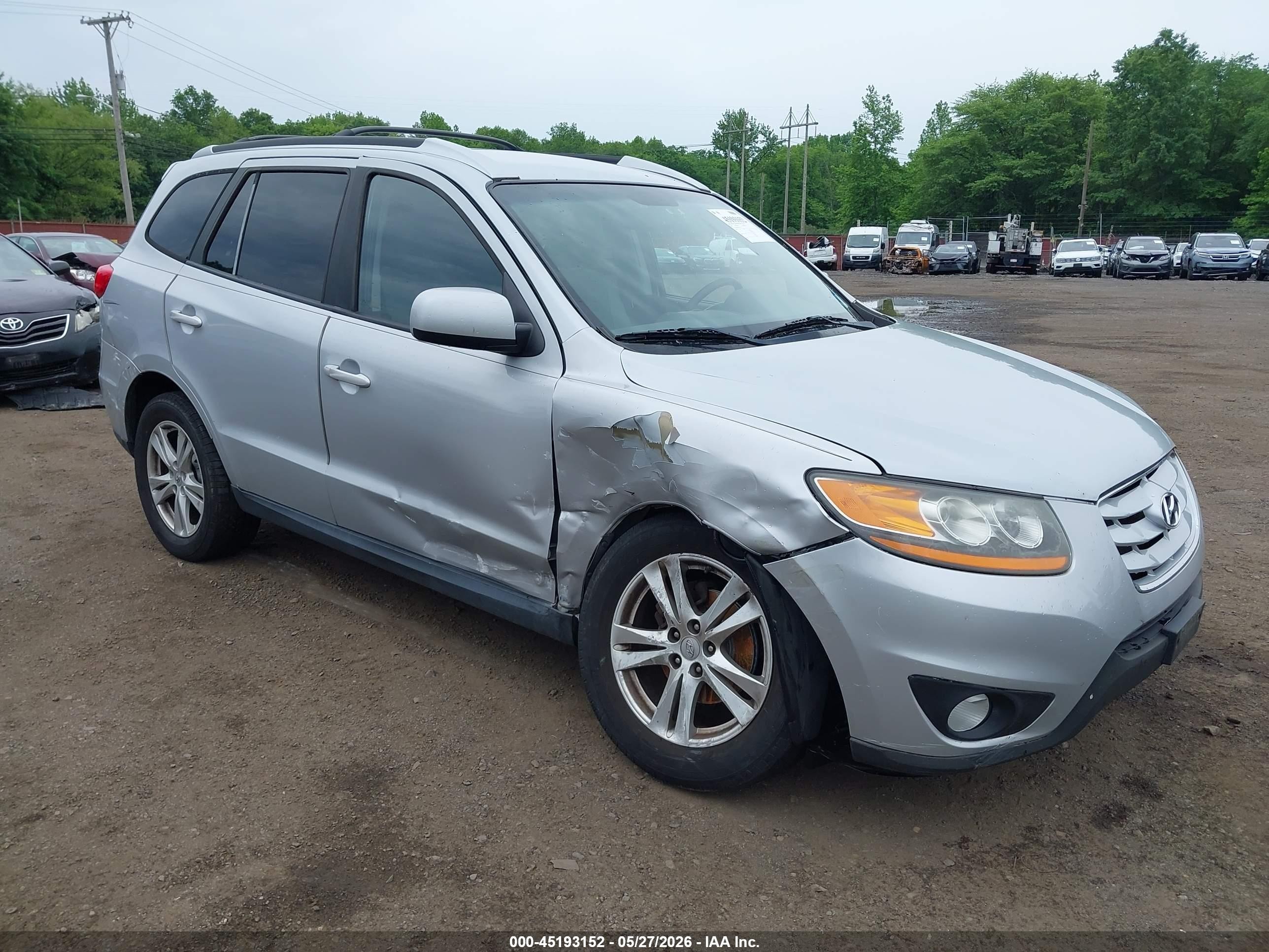 2010 Hyundai Santa Fe Se Серебряный vin: 5NMSH4AG6AH345247