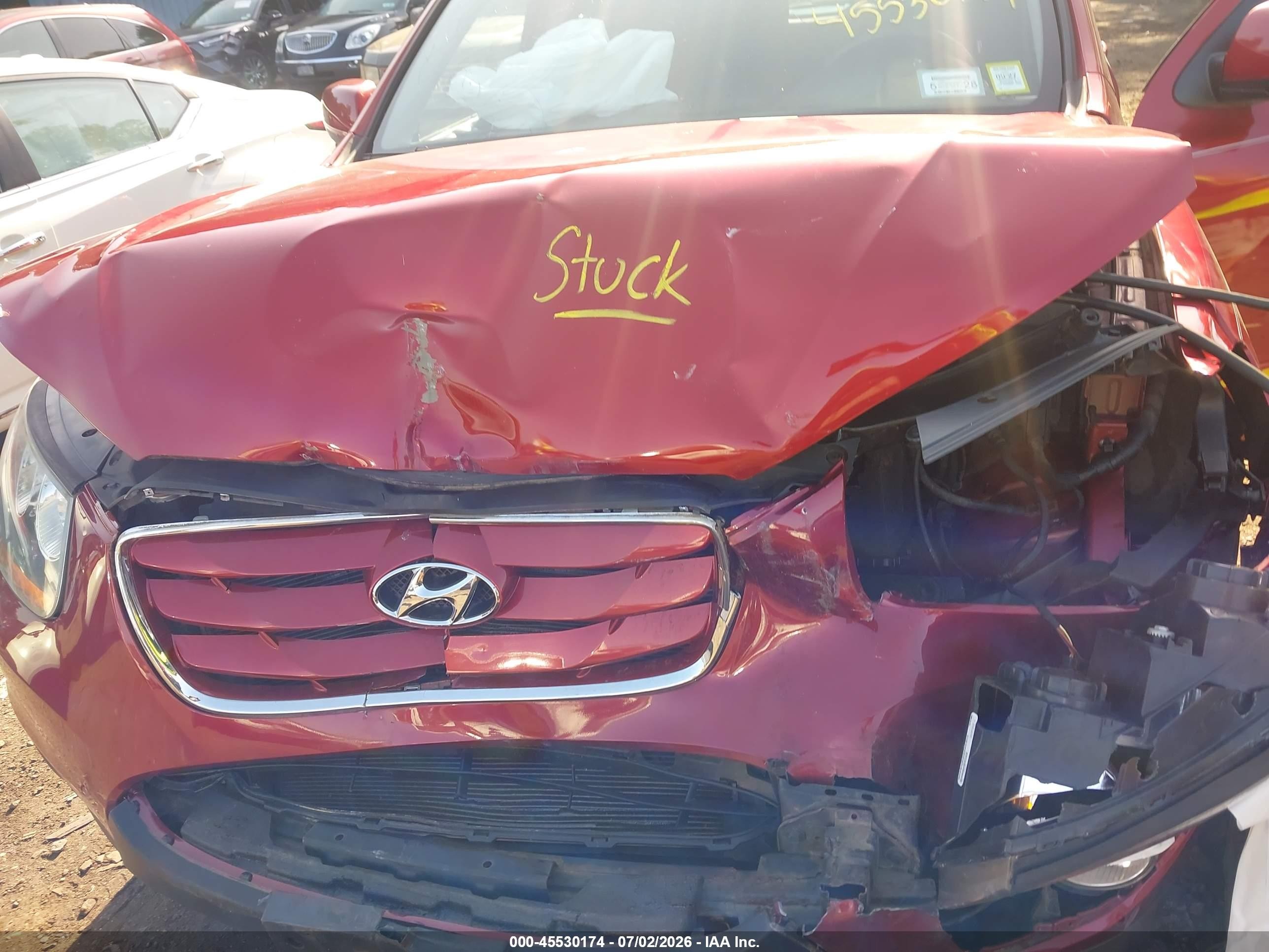 2010 Hyundai Santa Fe Se Red vin: 5NMSH4AG6AH361108