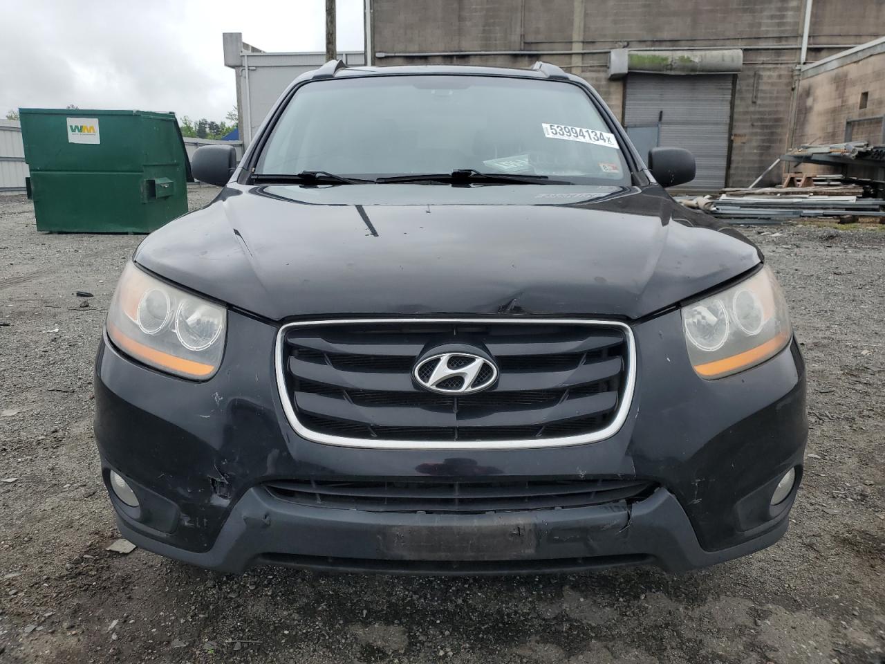2010 Hyundai Santa Fe Se Black vin: 5NMSH4AG6AH371136