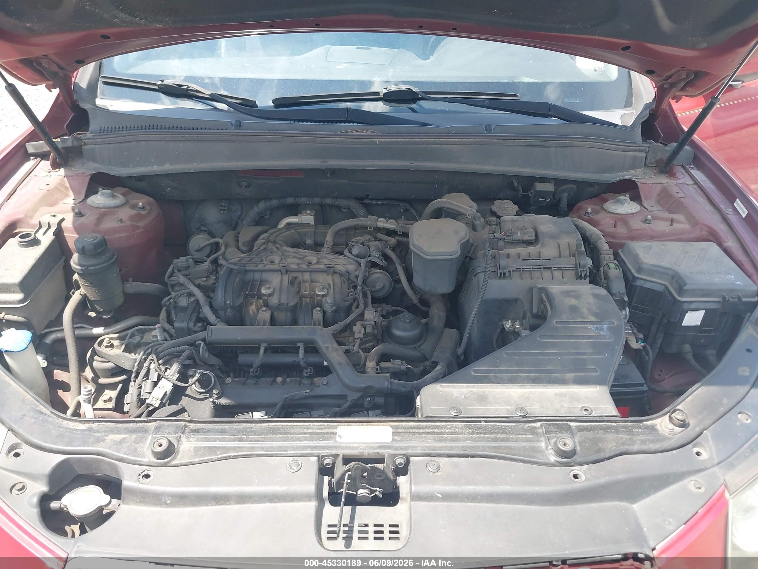 2010 Hyundai Santa Fe Se Red vin: 5NMSH4AG6AH380564