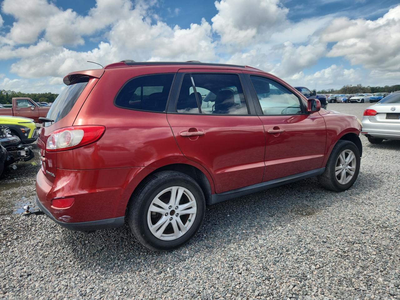2010 Hyundai Santa Fe Se Red vin: 5NMSH4AG7AH392125