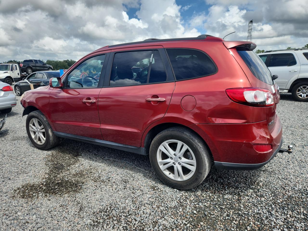 2010 Hyundai Santa Fe Se Red vin: 5NMSH4AG7AH392125