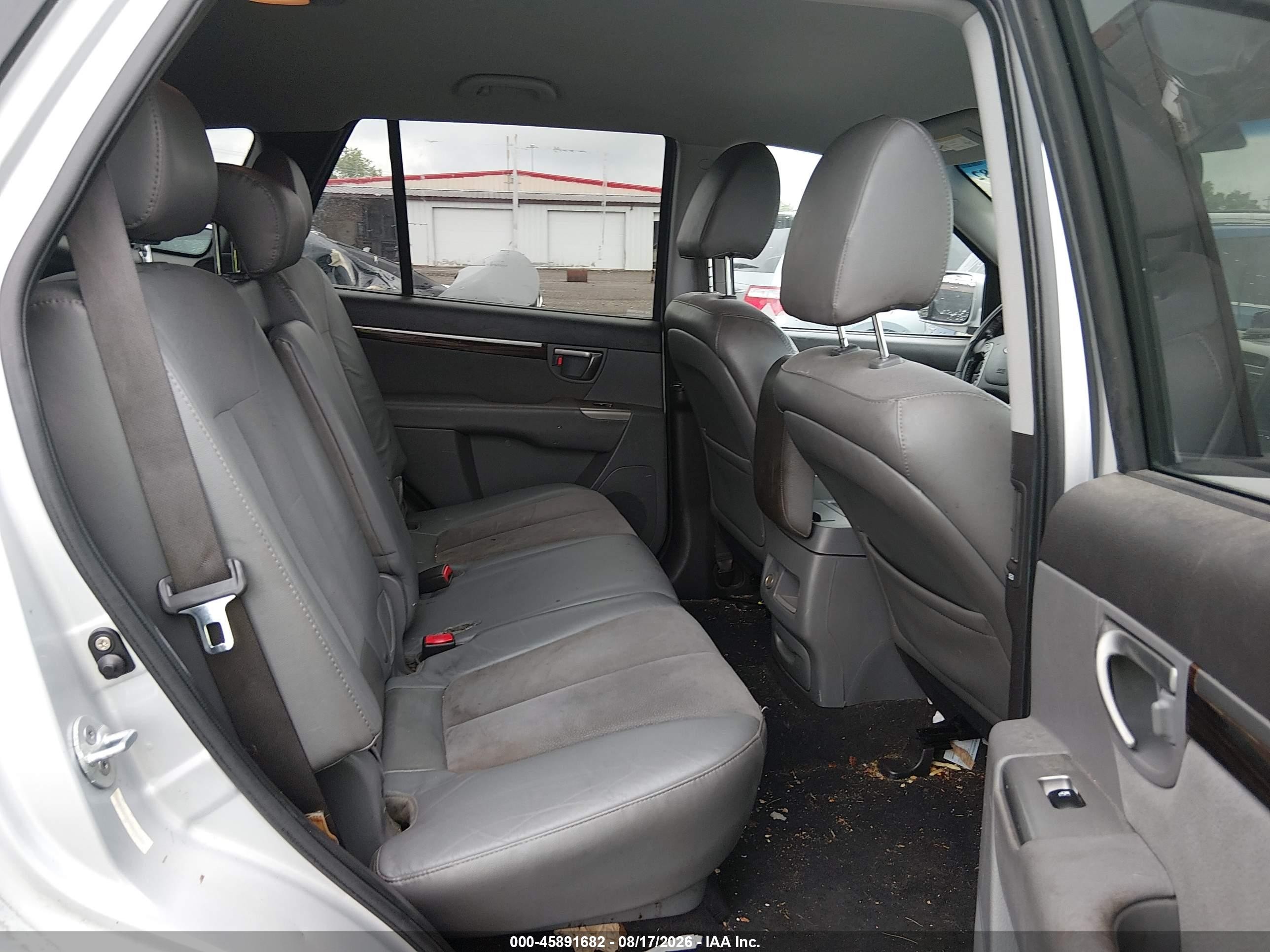 2010 Hyundai Santa Fe Se Silver vin: 5NMSH4AG8AH342074