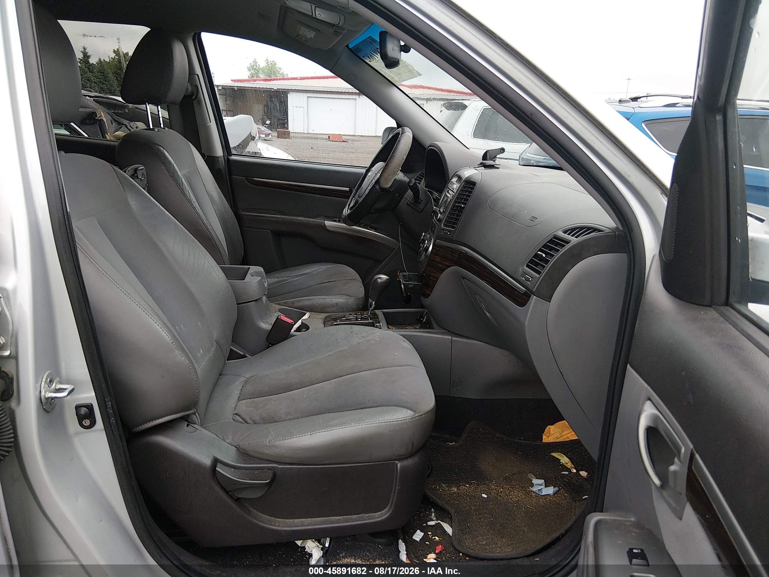 2010 Hyundai Santa Fe Se Silver vin: 5NMSH4AG8AH342074