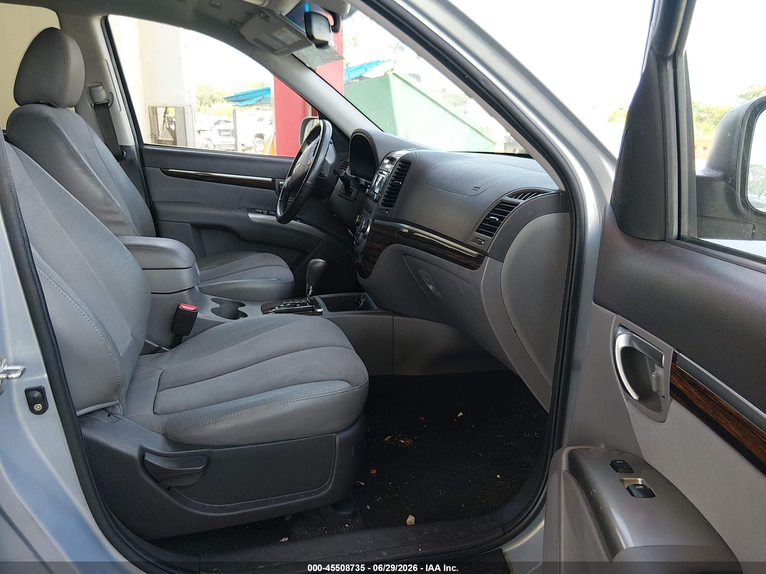 2010 Hyundai Santa Fe Se Light Blue vin: 5NMSH4AG8AH399696