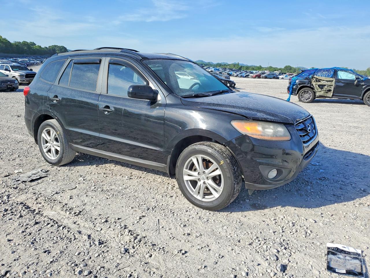2010 Hyundai Santa Fe Se Черный vin: 5NMSH4AGXAH357594