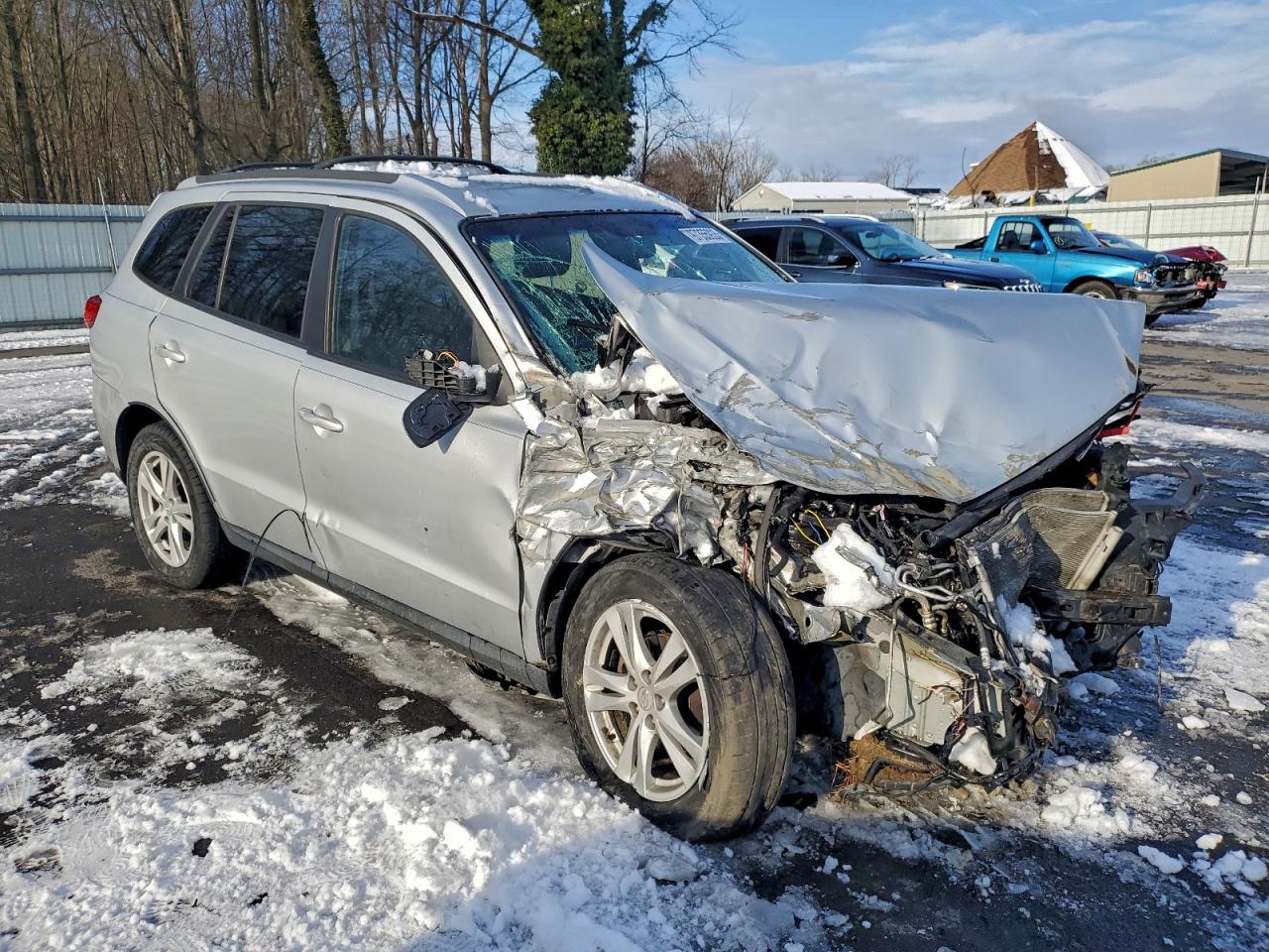 2010 Hyundai Santa Fe Se Silver vin: 5NMSH4AGXAH403621