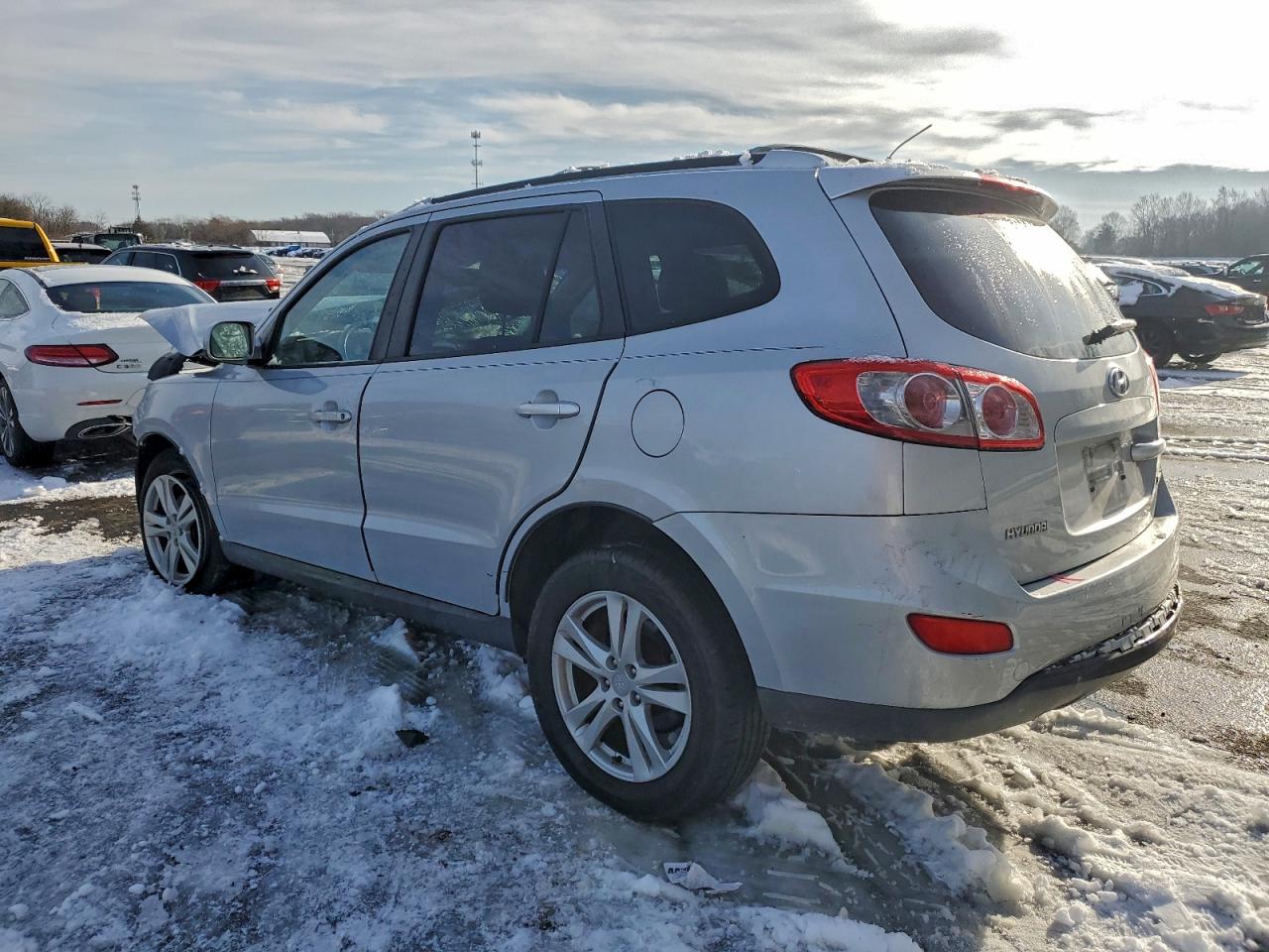 2010 Hyundai Santa Fe Se Silver vin: 5NMSH4AGXAH403621