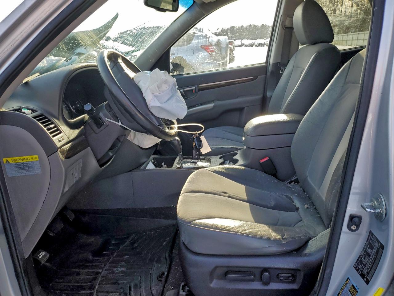 2010 Hyundai Santa Fe Se Silver vin: 5NMSH4AGXAH403621