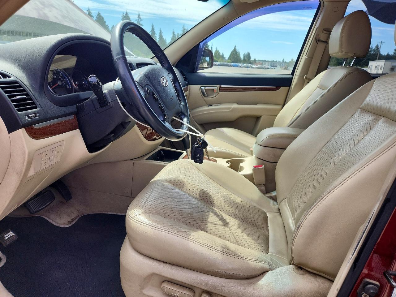 2007 Hyundai Santa Fe Se Burgundy vin: 5NMSH73E07H028652