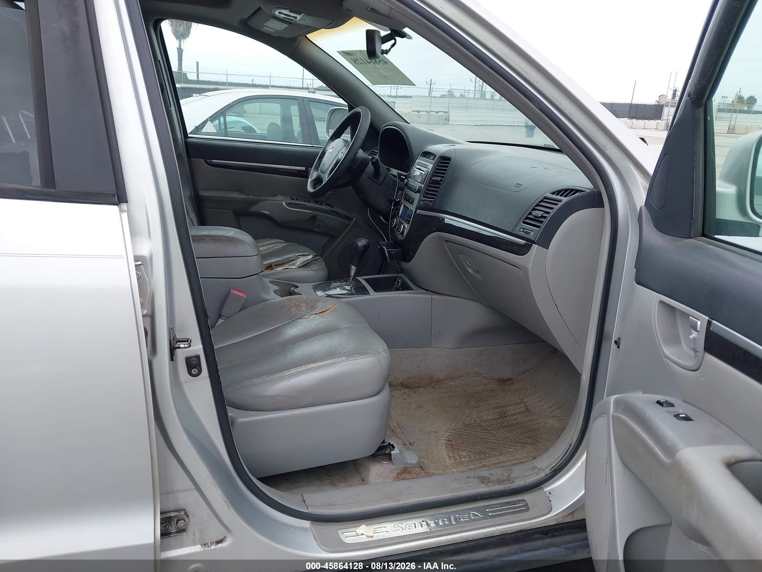 2007 Hyundai Santa Fe Limited/se Silver vin: 5NMSH73E07H045208