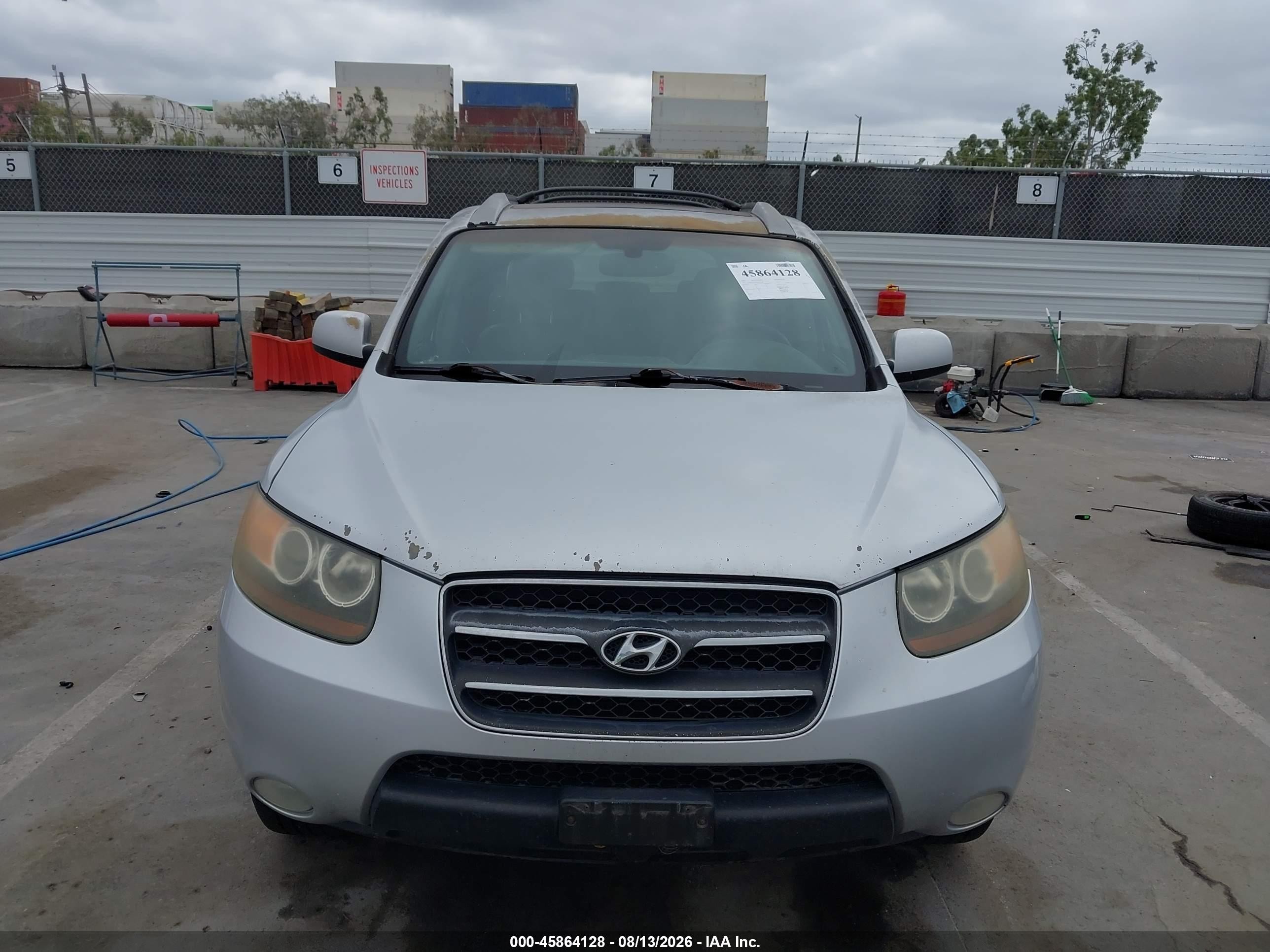 2007 Hyundai Santa Fe Limited/se Silver vin: 5NMSH73E07H045208