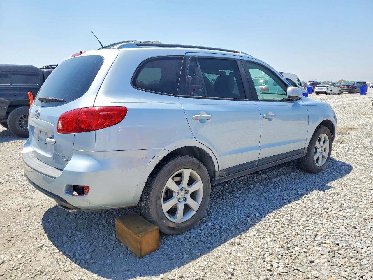 2007 Hyundai Santa Fe Se Blue vin: 5NMSH73E07H069363