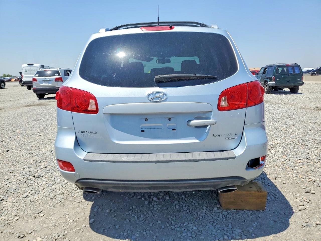 2007 Hyundai Santa Fe Se Blue vin: 5NMSH73E07H069363