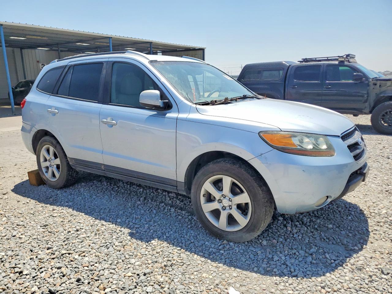 2007 Hyundai Santa Fe Se Blue vin: 5NMSH73E07H069363