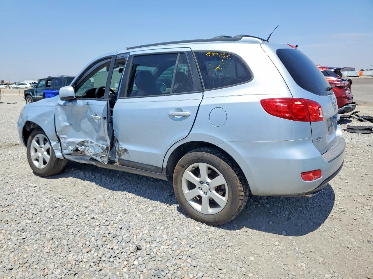 2007 Hyundai Santa Fe Se Blue vin: 5NMSH73E07H069363