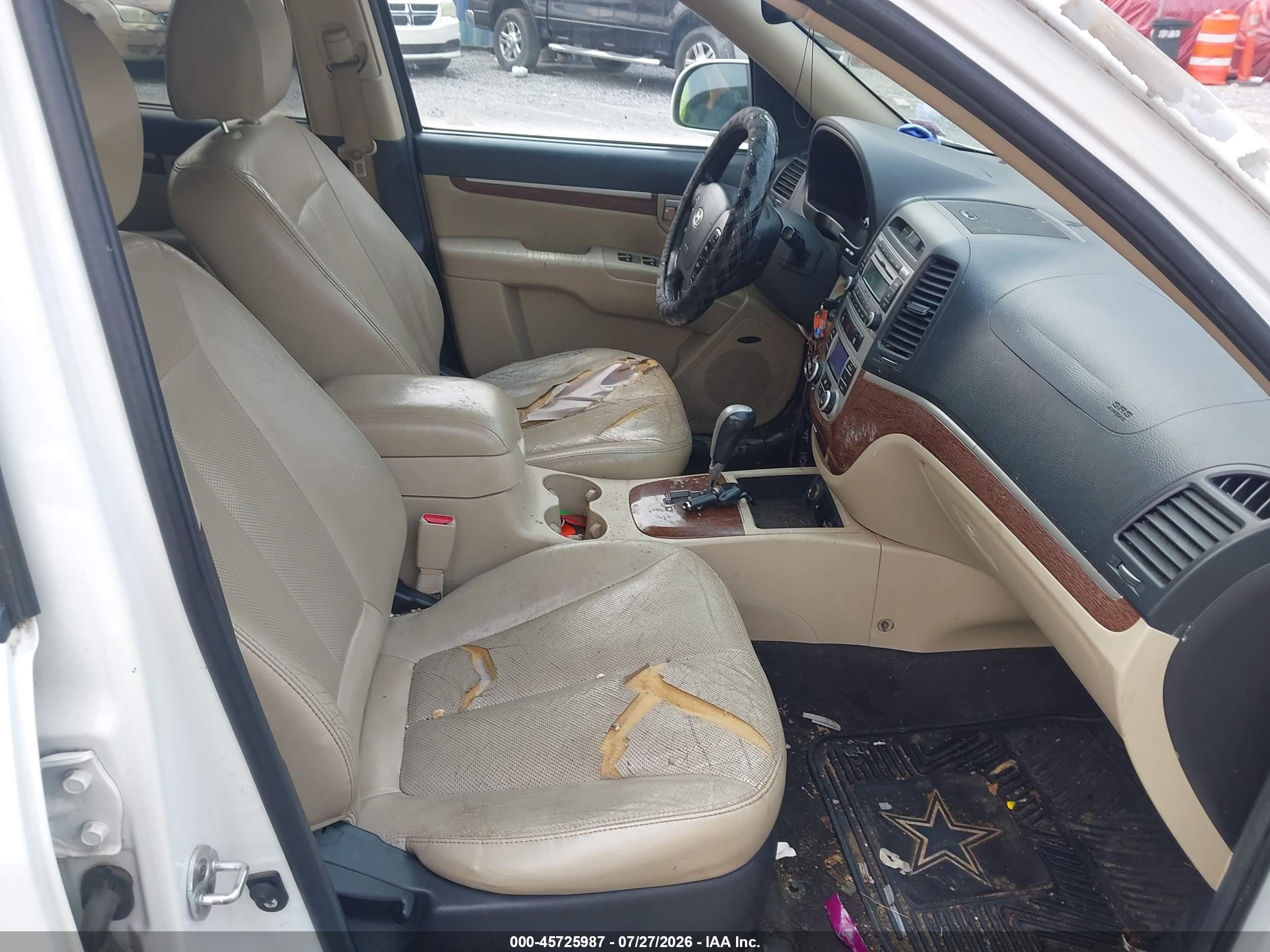 2008 Hyundai Santa Fe Limited/se White vin: 5NMSH73E08H175202