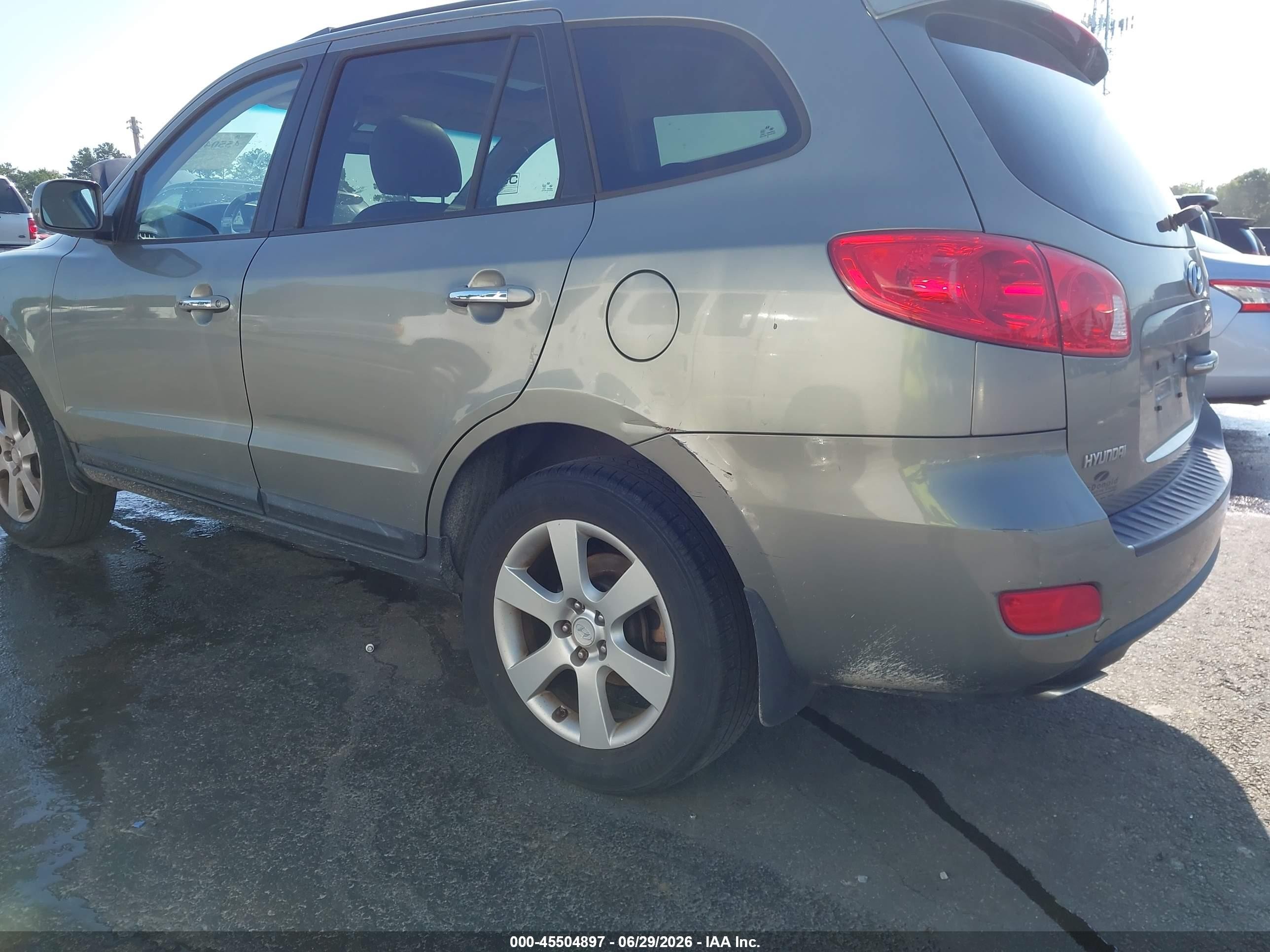 2009 Hyundai Santa Fe Limited Green vin: 5NMSH73E09H230166