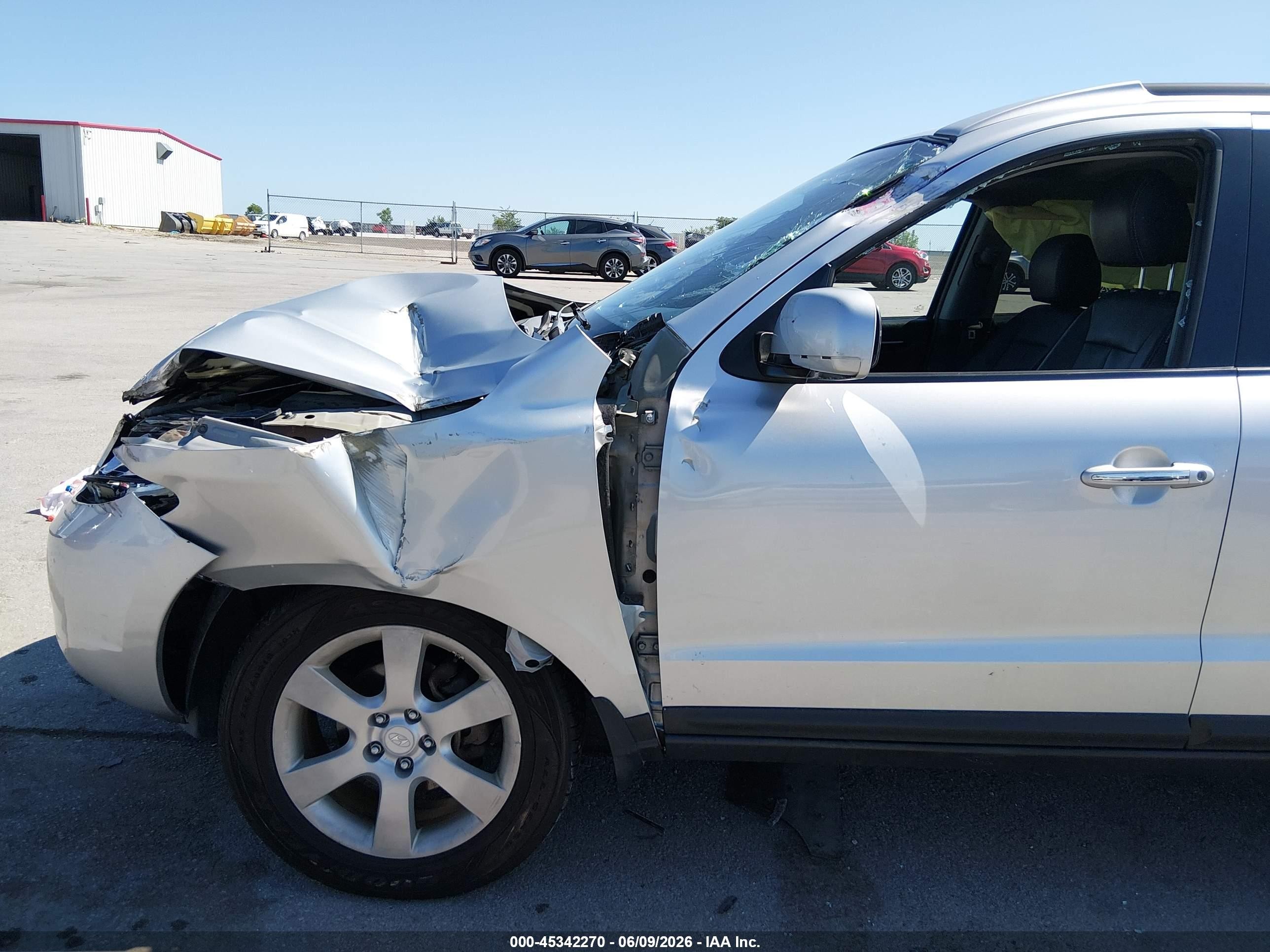 2009 Hyundai Santa Fe Limited Silver vin: 5NMSH73E09H235089