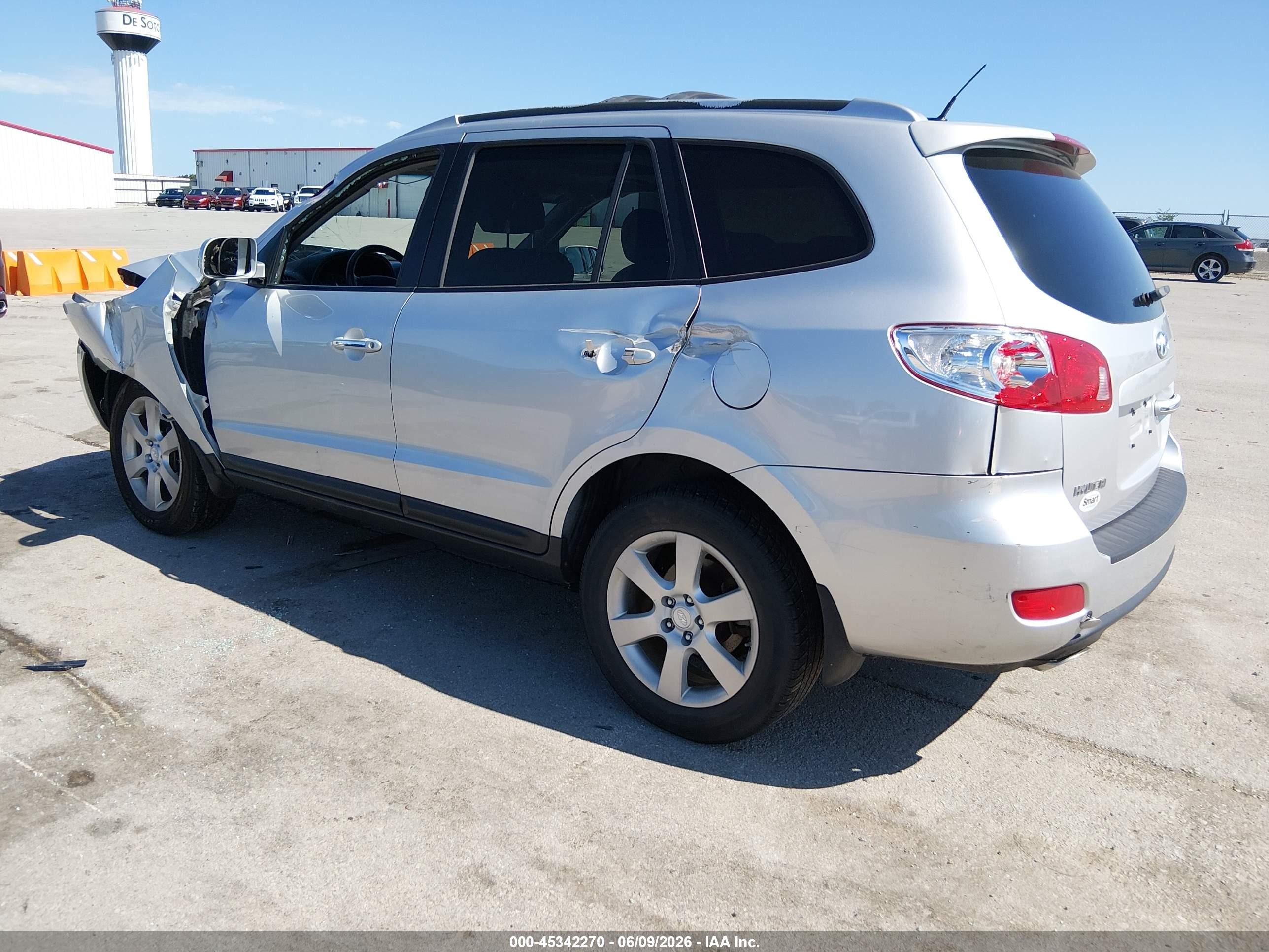 2009 Hyundai Santa Fe Limited Silver vin: 5NMSH73E09H235089