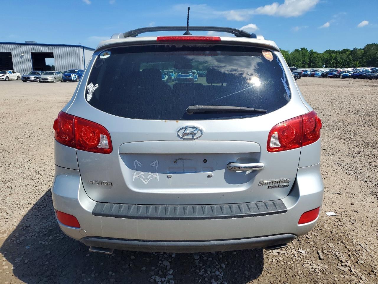 2009 Hyundai Santa Fe Limited Silver vin: 5NMSH73E09H278735