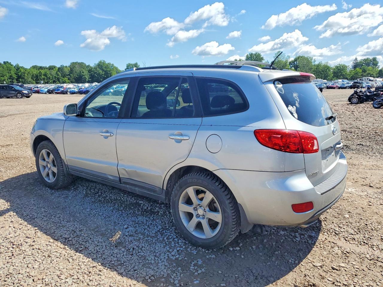 2009 Hyundai Santa Fe Limited Silver vin: 5NMSH73E09H278735