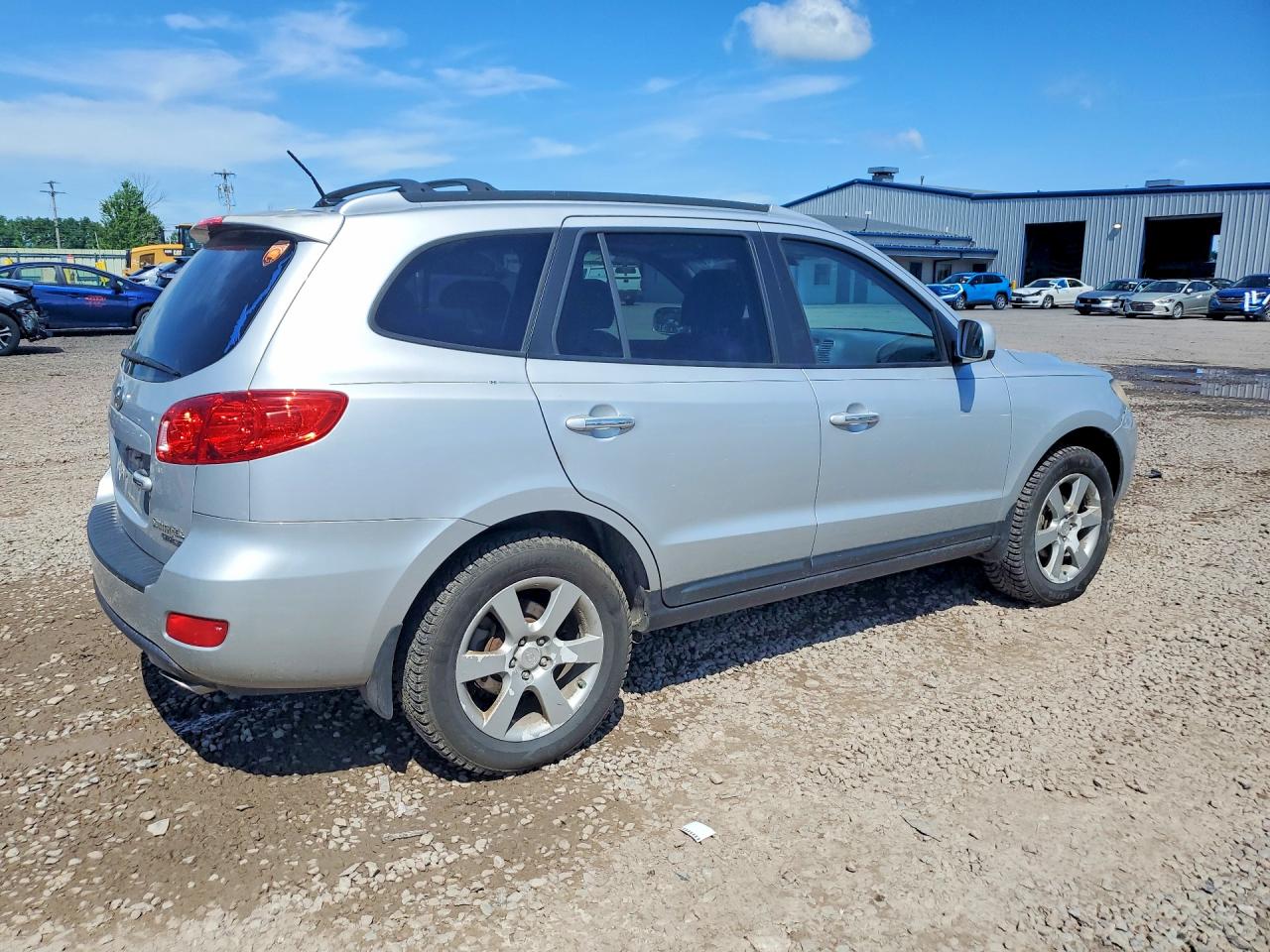 2009 Hyundai Santa Fe Limited Silver vin: 5NMSH73E09H278735